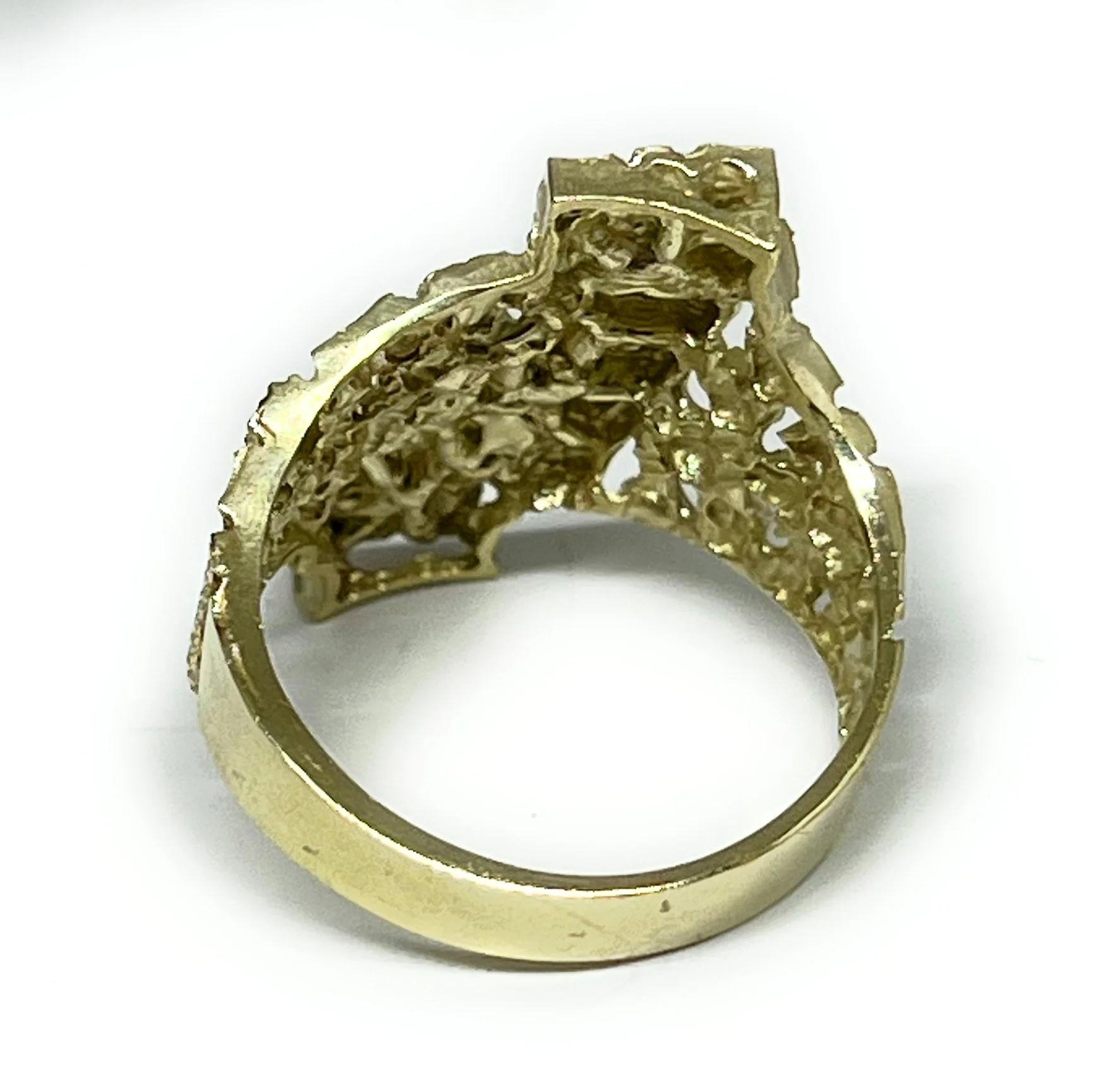 10k Solid Gold CALIFORNIA Nugget Ring (6.3g) - Image 3