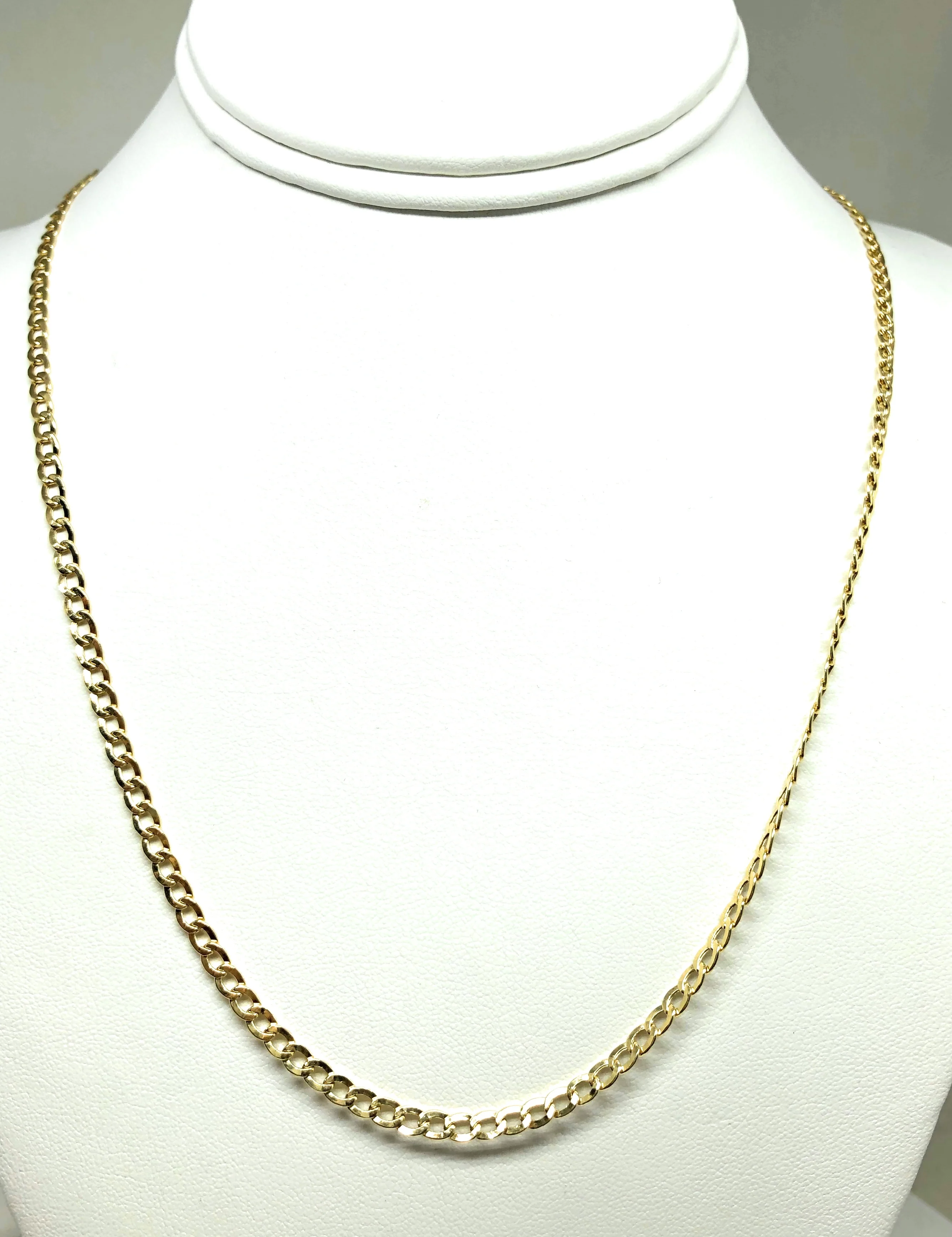10k Solid Gold Cuban Link Chain 22-24 inches 3.6mm - Image 5