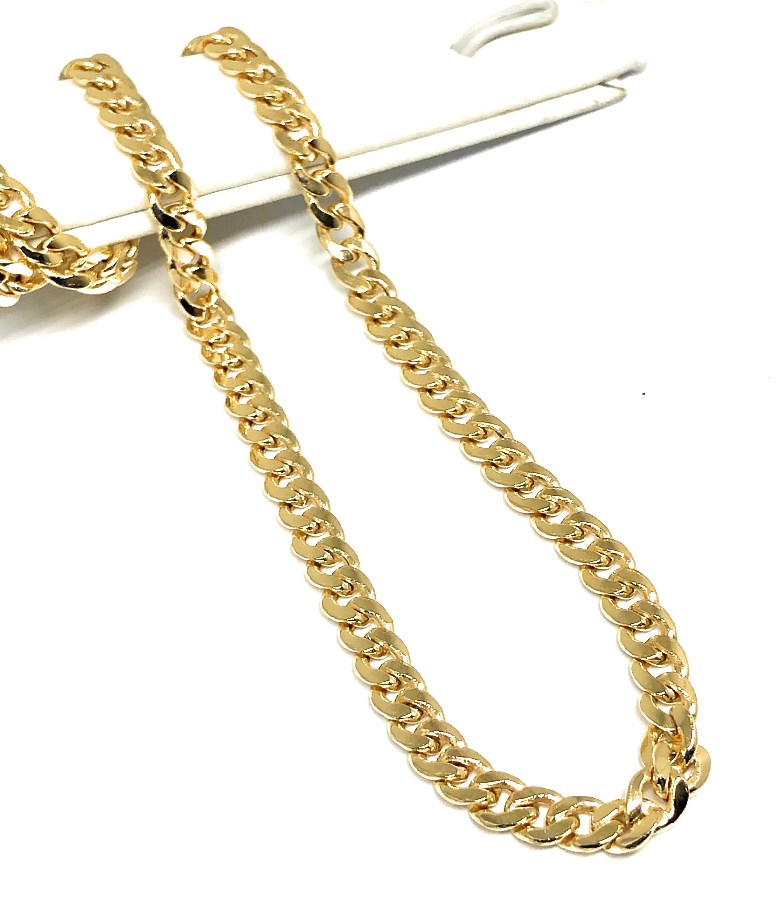 10k Solid Gold Miami Cuban Link Chain 18-26 inches 6mm (Semi-Hollow) 16-23g - Image 2