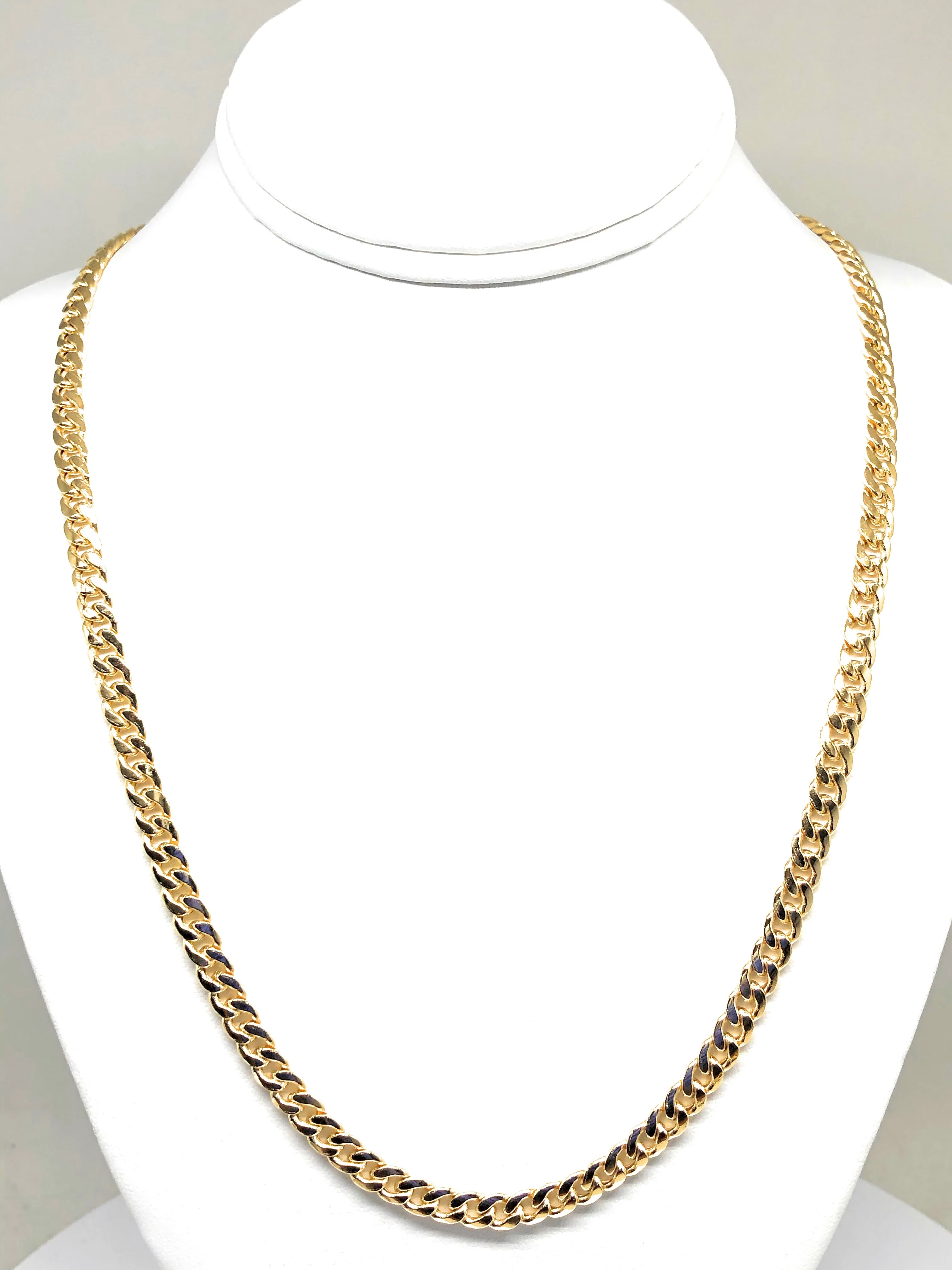 10k Solid Gold Miami Cuban Link Chain 18-26 inches 6mm (Semi-Hollow) 16-23g - Image 4