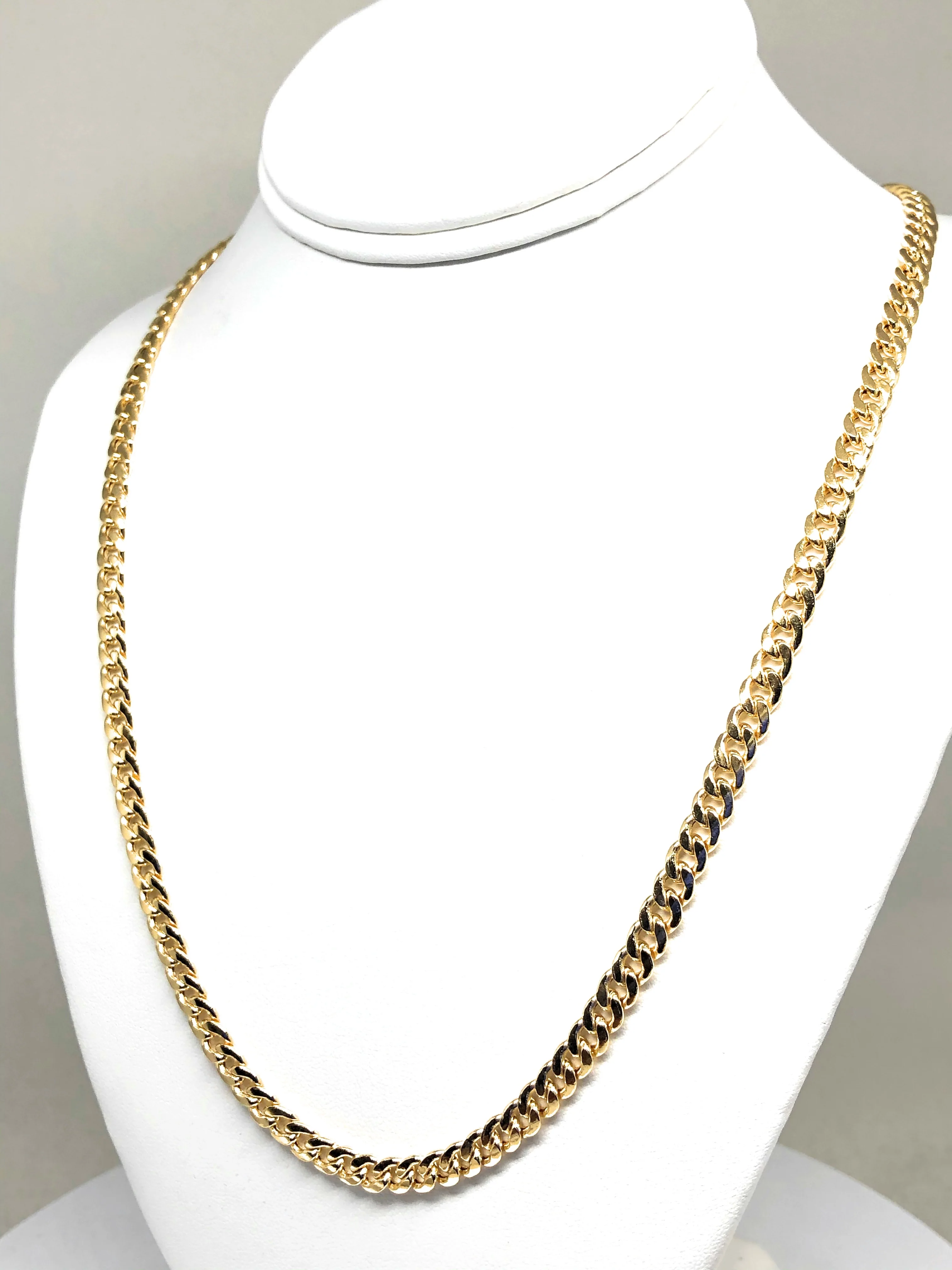 10k Solid Gold Miami Cuban Link Chain 18-26 inches 6mm (Semi-Hollow) 16-23g - Image 5