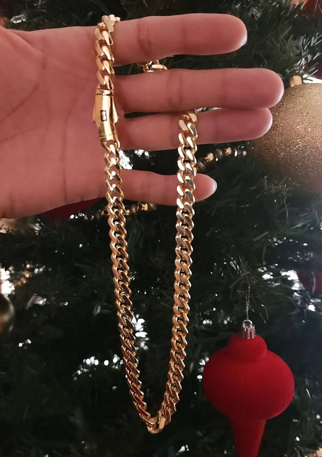 10k Solid Gold Monaco Miami Cuban Link Chain 20-30 inches 9.3mm (Semi-Hollow) 26-32g - Image 5