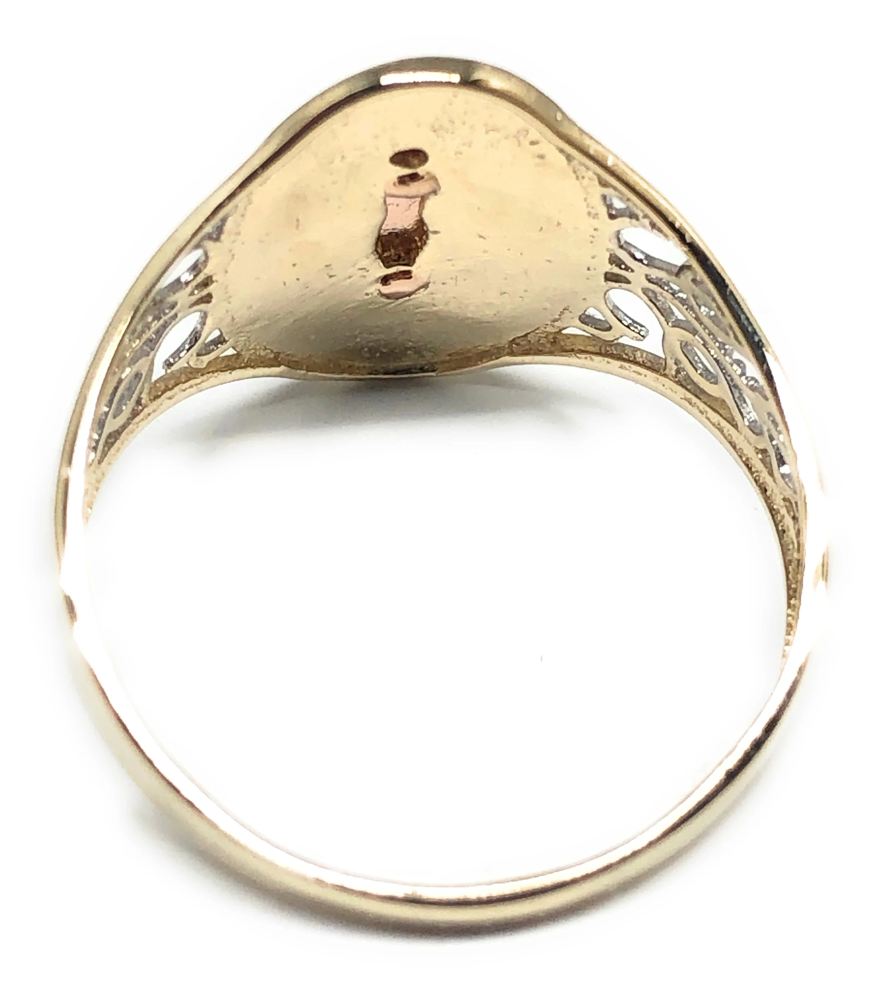 10k Solid Gold Tri-Color Jesus Crucifix Ring (FC 127) - Image 3