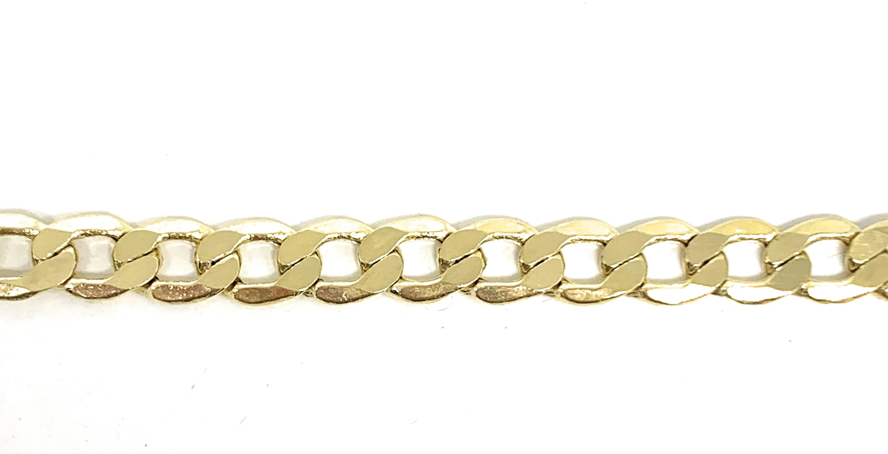 10k Solid Gold Yellow Cuban Link ID Brracelet 8.5 inch length 6.5mm Width (Free Engraving, Email us name!) - Image 4