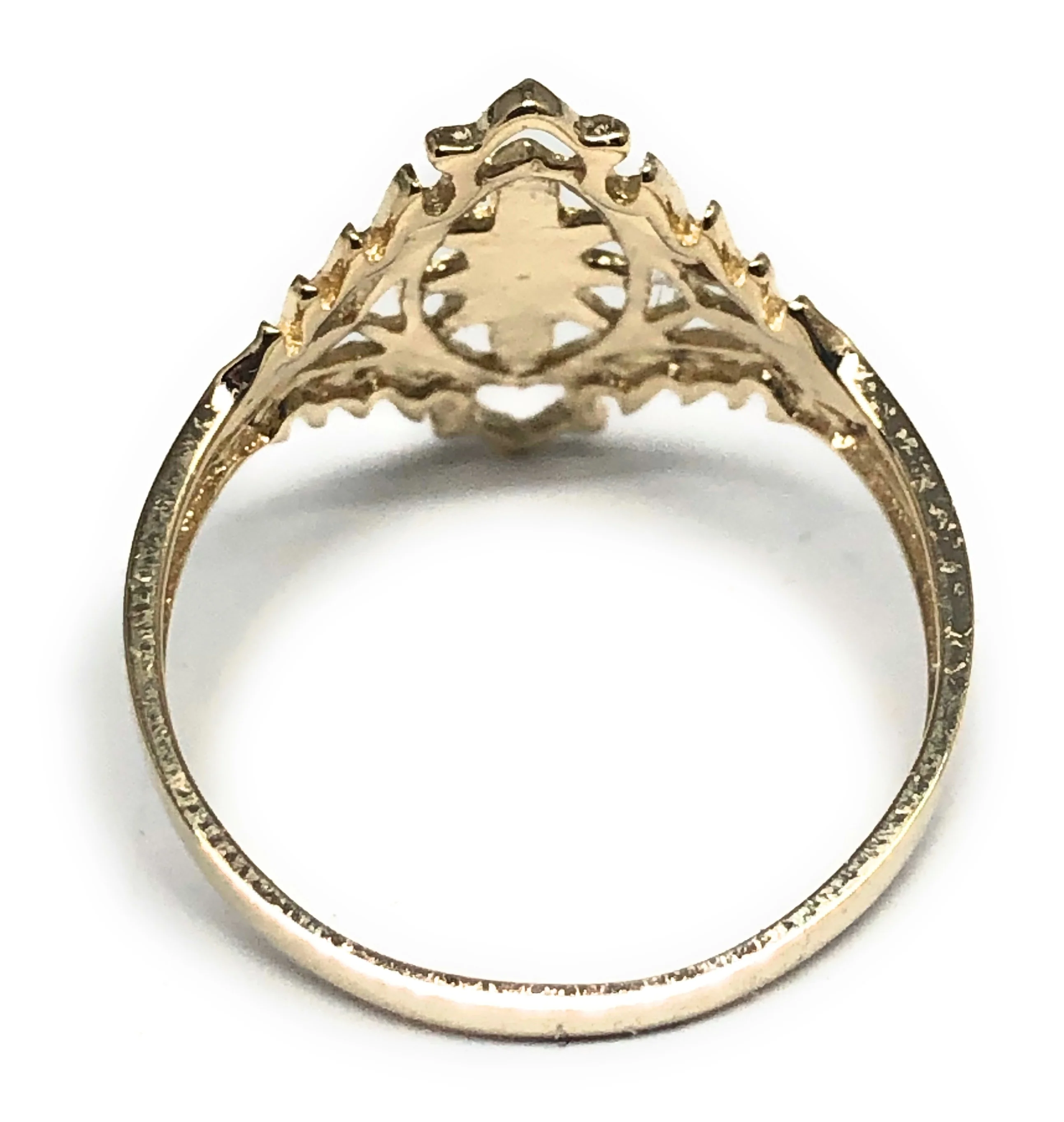 10k Solid Gold Yellow Flower Ring (FC 39) - Image 3