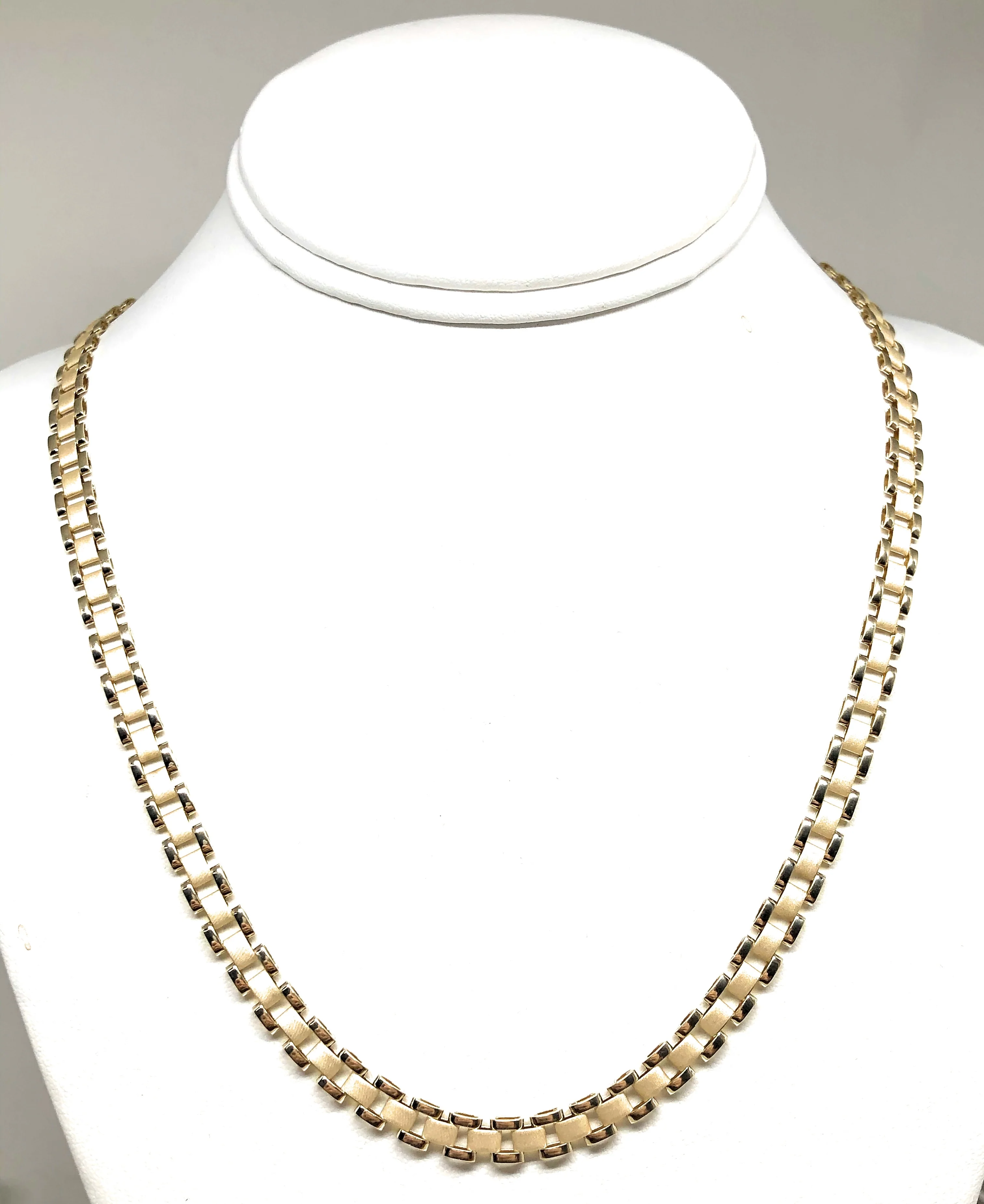 10k Solid Gold Yellow Jubilee Oyster "ROLEX" Style Chain 20-26 inch 6-8mm (SEMI-HOLLOW STYLE) - Image 7