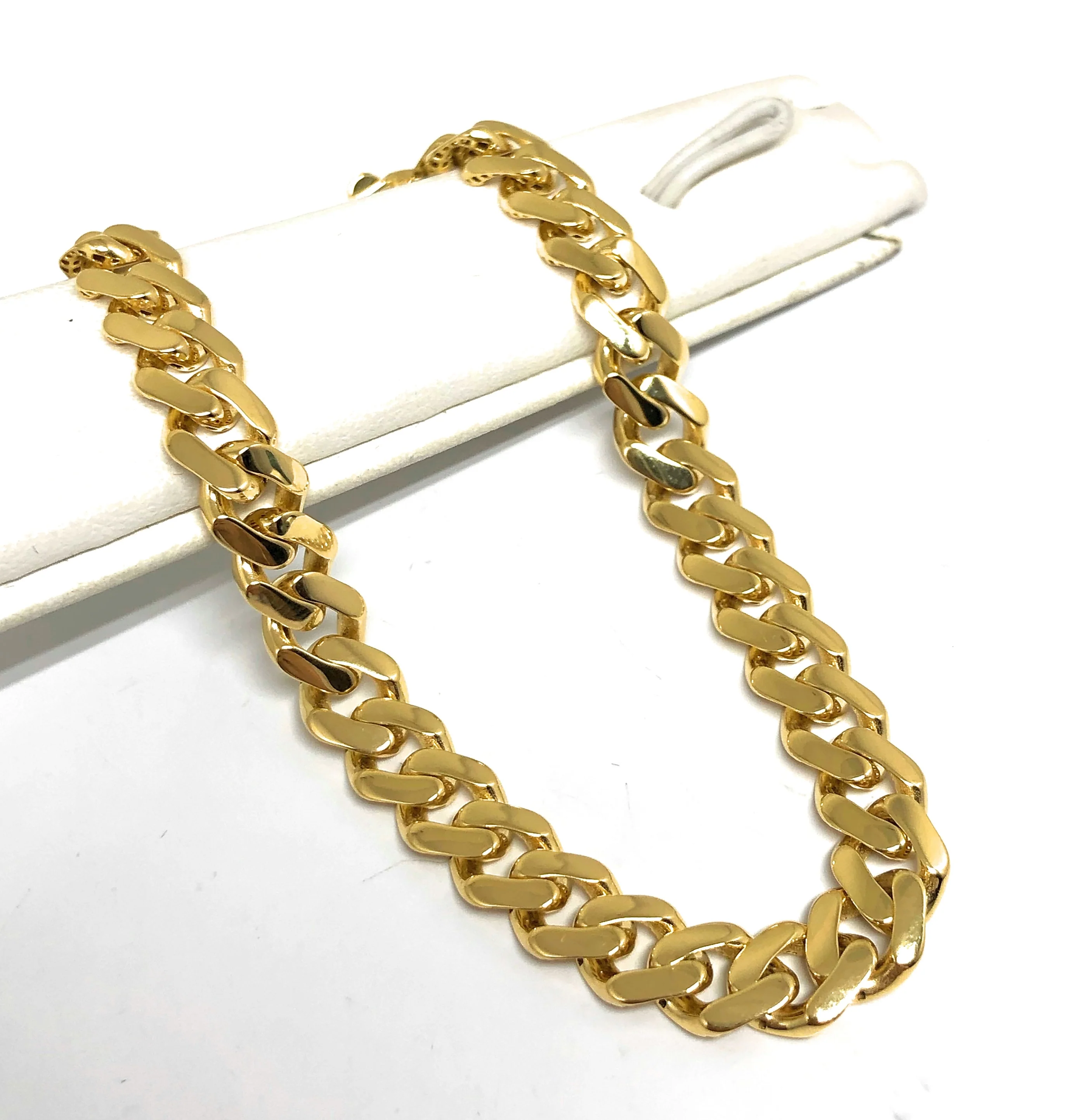 10k Solid Gold Yellow Monaco Miami Cuban Link Brracelet 8 inch 7.5mm Width - Image 3