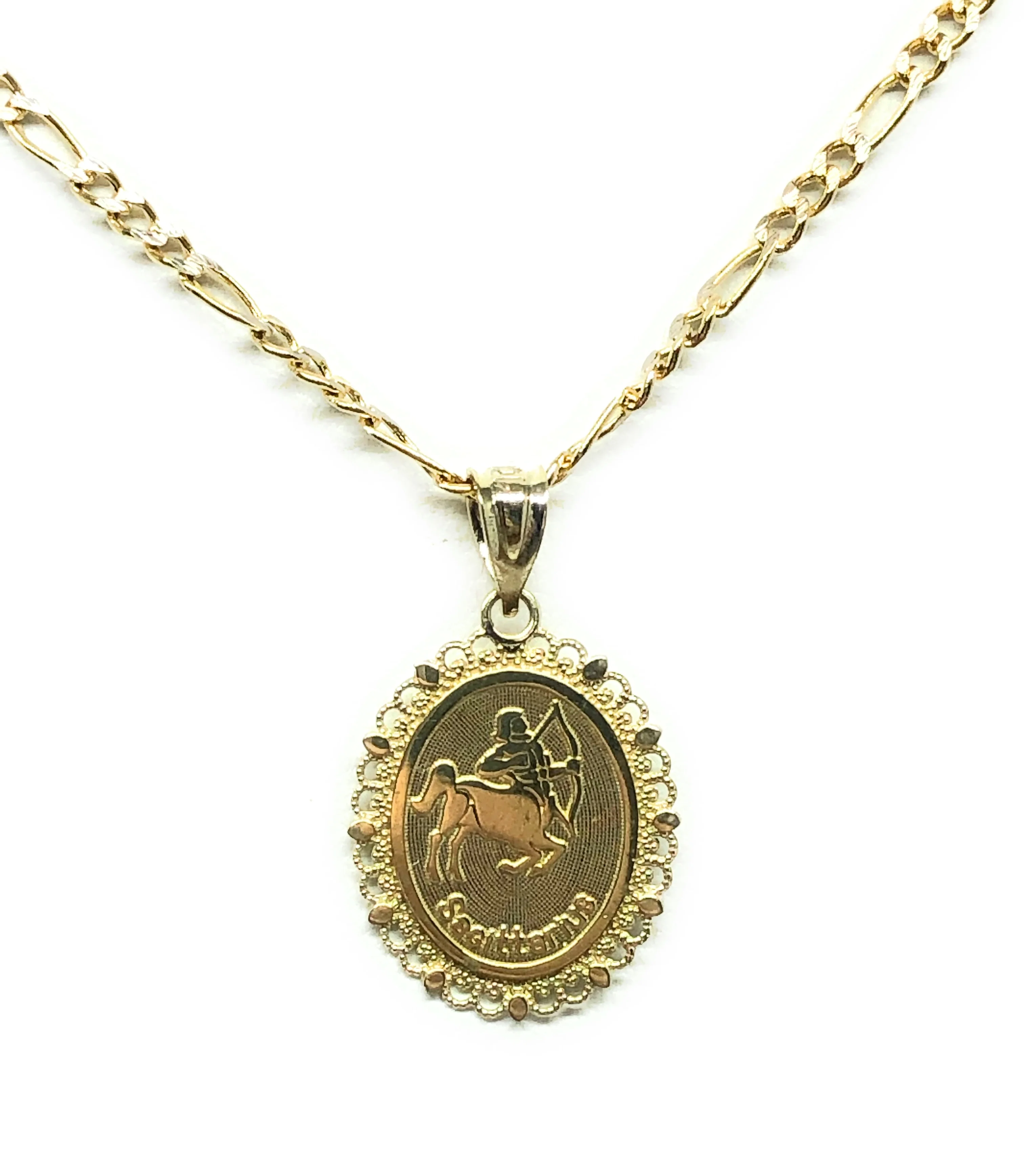 10k Solid Gold Yellow Zodiac Signs Pendant Charm (Choose your Sign) (PENDANT ONLY-NO CHAIN) - Image 5