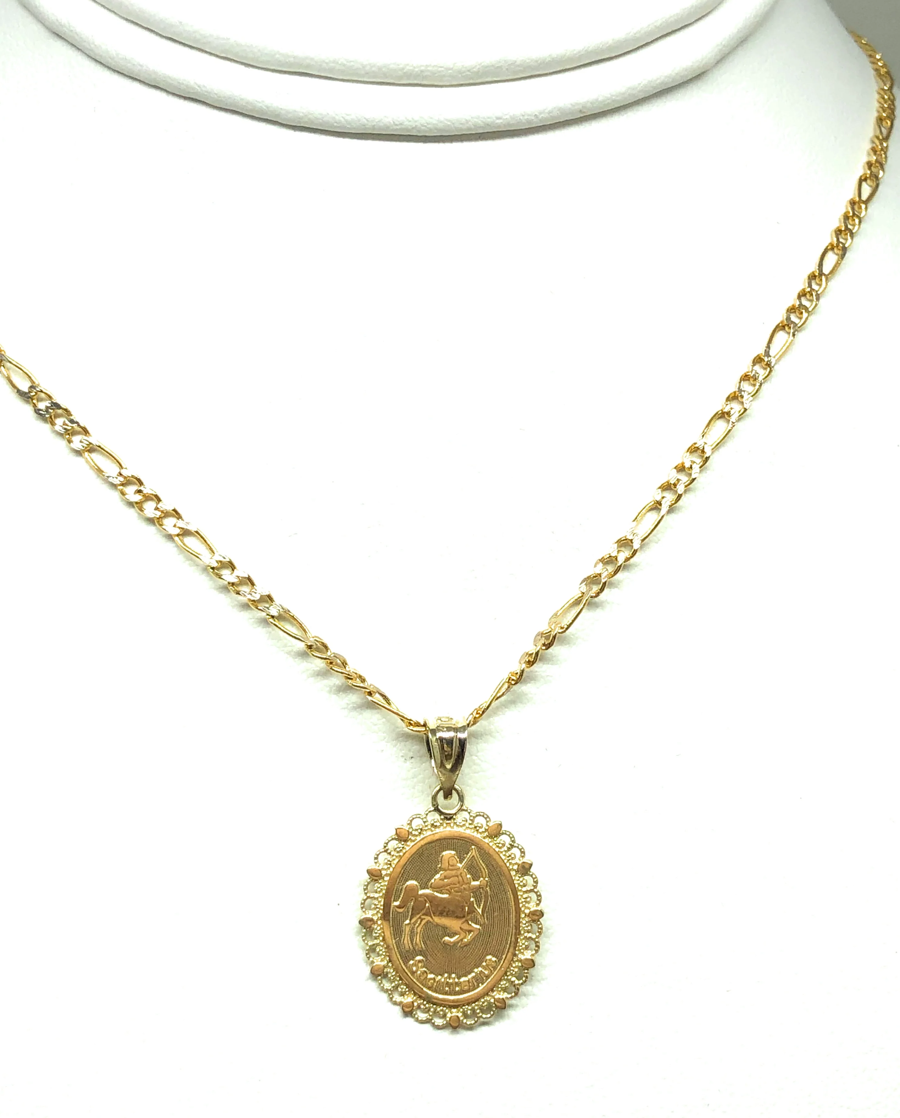 10k Solid Gold Yellow Zodiac Signs Pendant Charm (Choose your Sign) (PENDANT ONLY-NO CHAIN) - Image 6