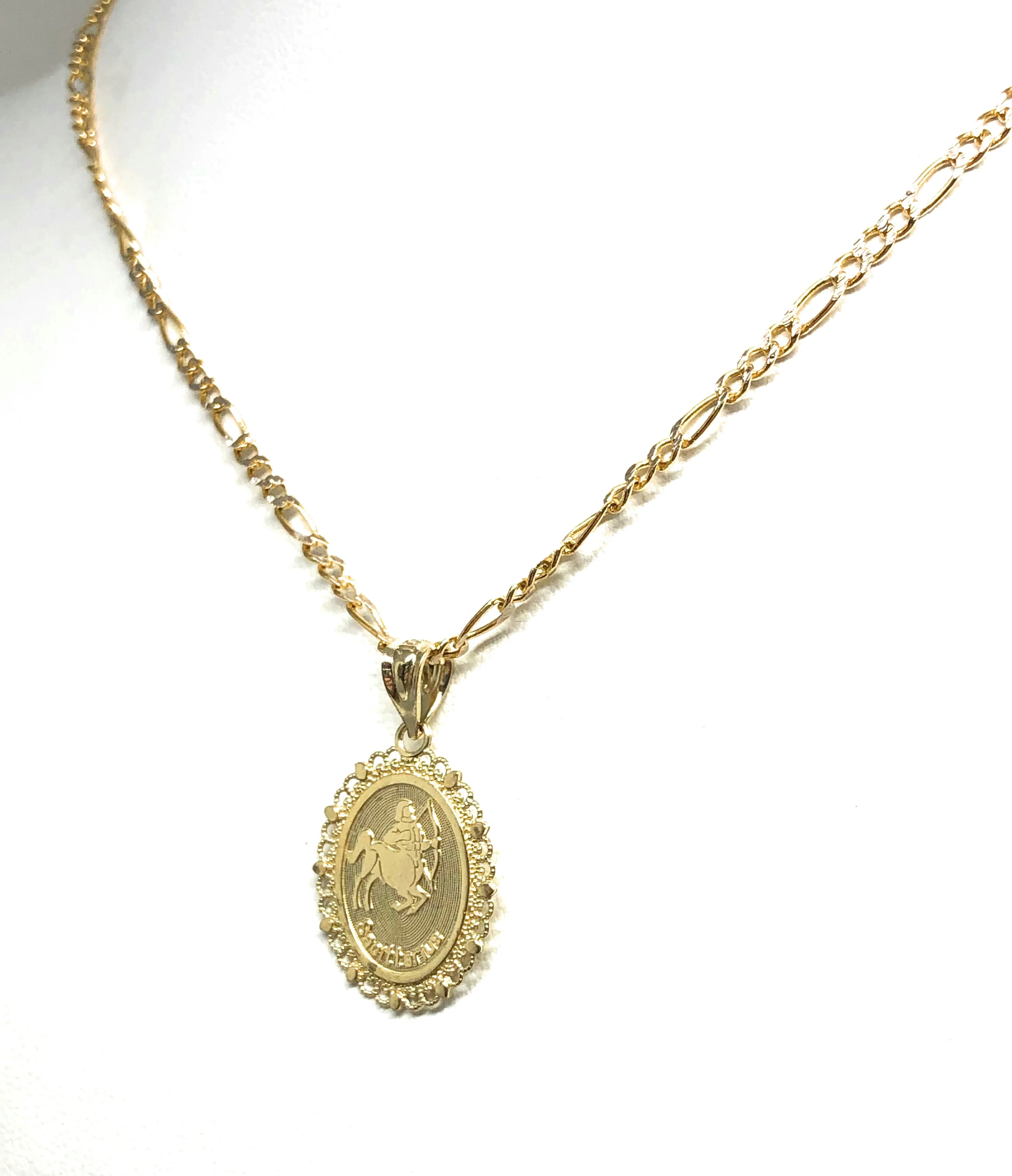 10k Solid Gold Yellow Zodiac Signs Pendant Charm (Choose your Sign) (PENDANT ONLY-NO CHAIN) - Image 7