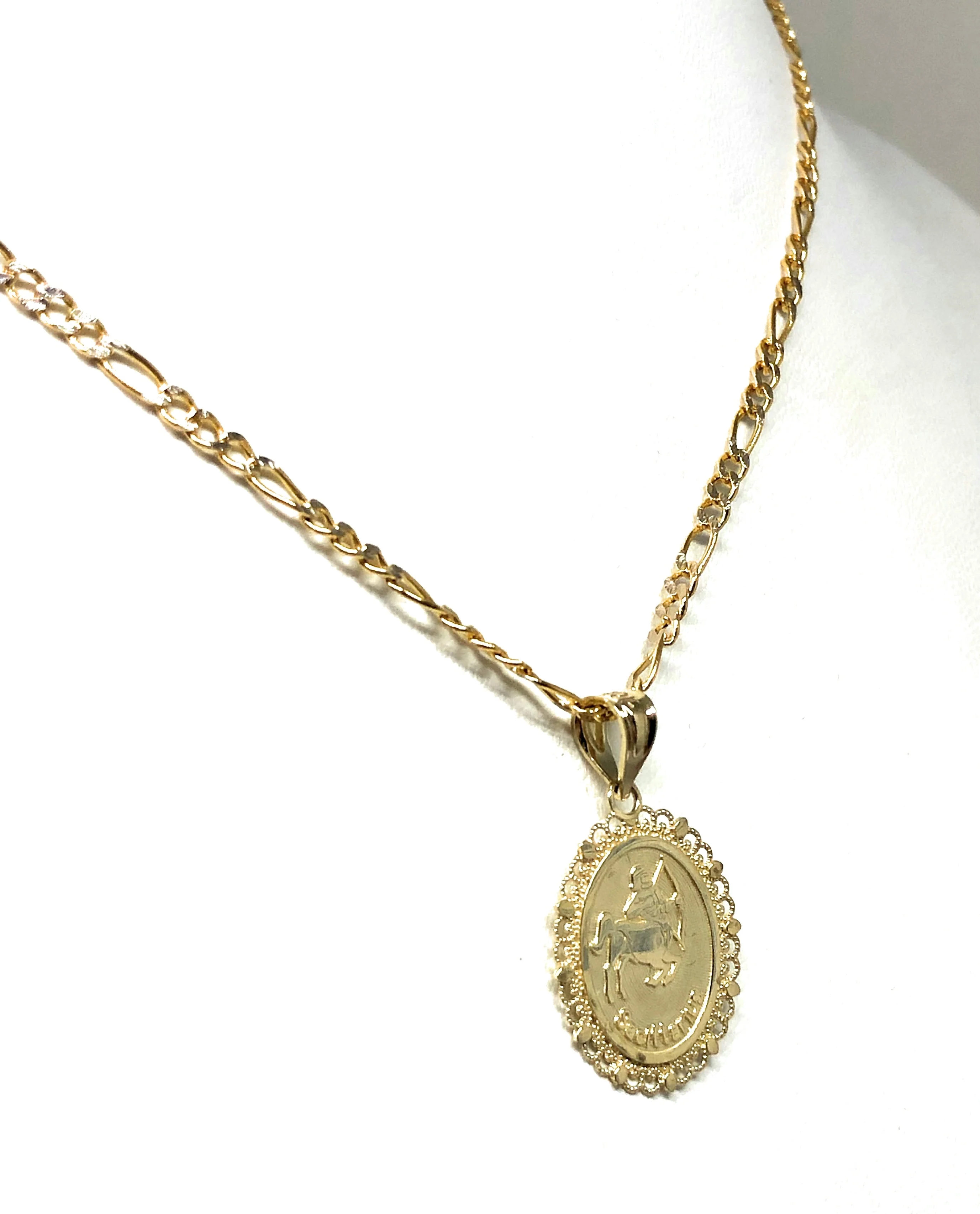10k Solid Gold Yellow Zodiac Signs Pendant Charm (Choose your Sign) (PENDANT ONLY-NO CHAIN) - Image 8