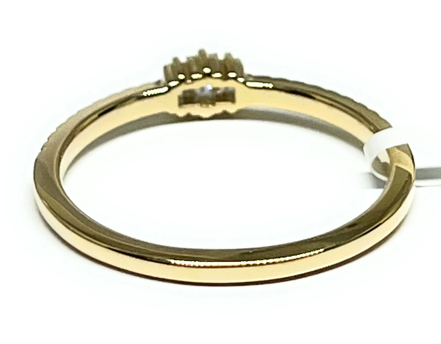 14k Solid Gold Baguette Diamond Ring 0.22ct (FCD 06) - Image 3