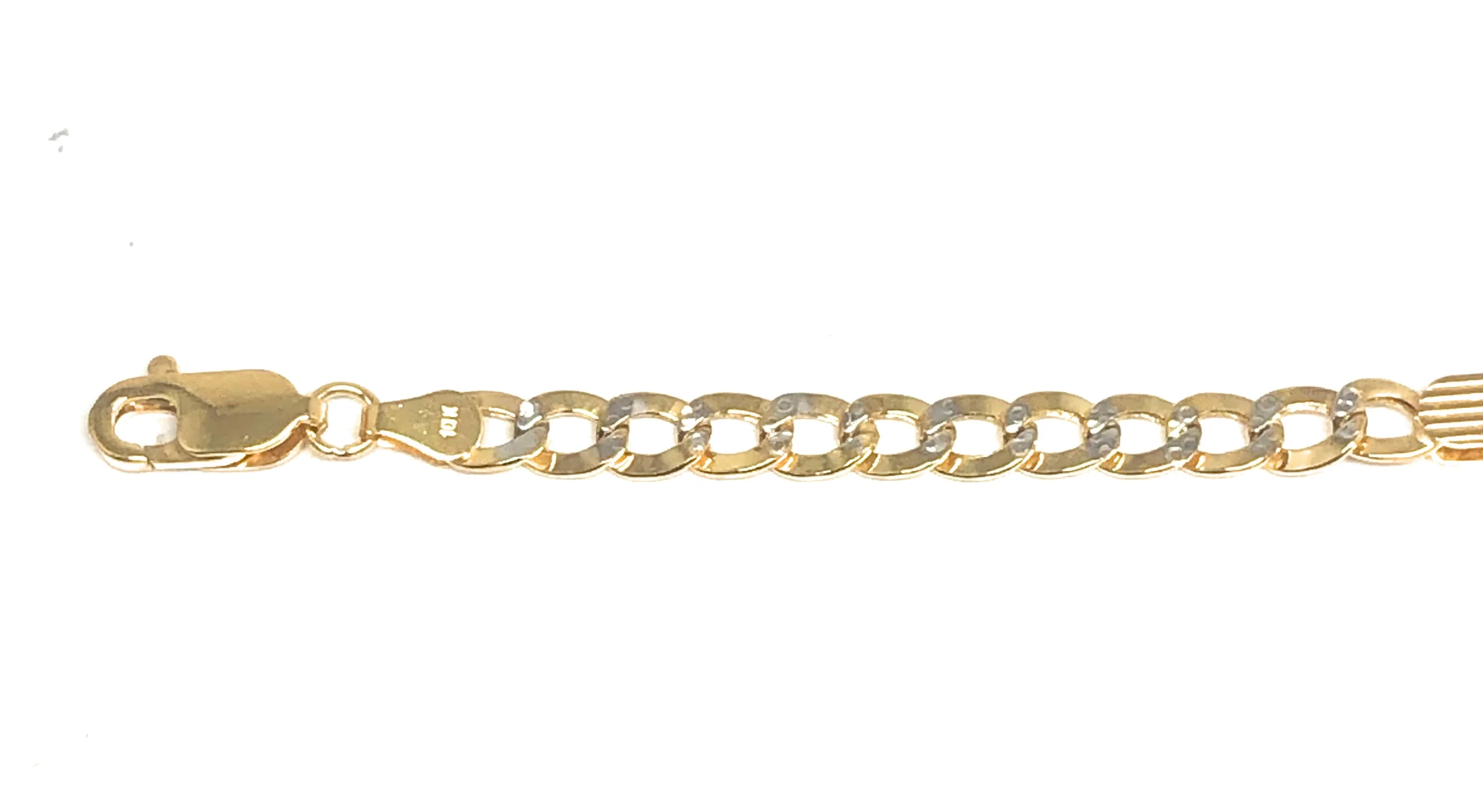 14k Solid Gold Kids 0-8 ID Cuban Link Brracelet 6 inch length 4.5MM Width (Free Engraving, Email us name!) - Image 4