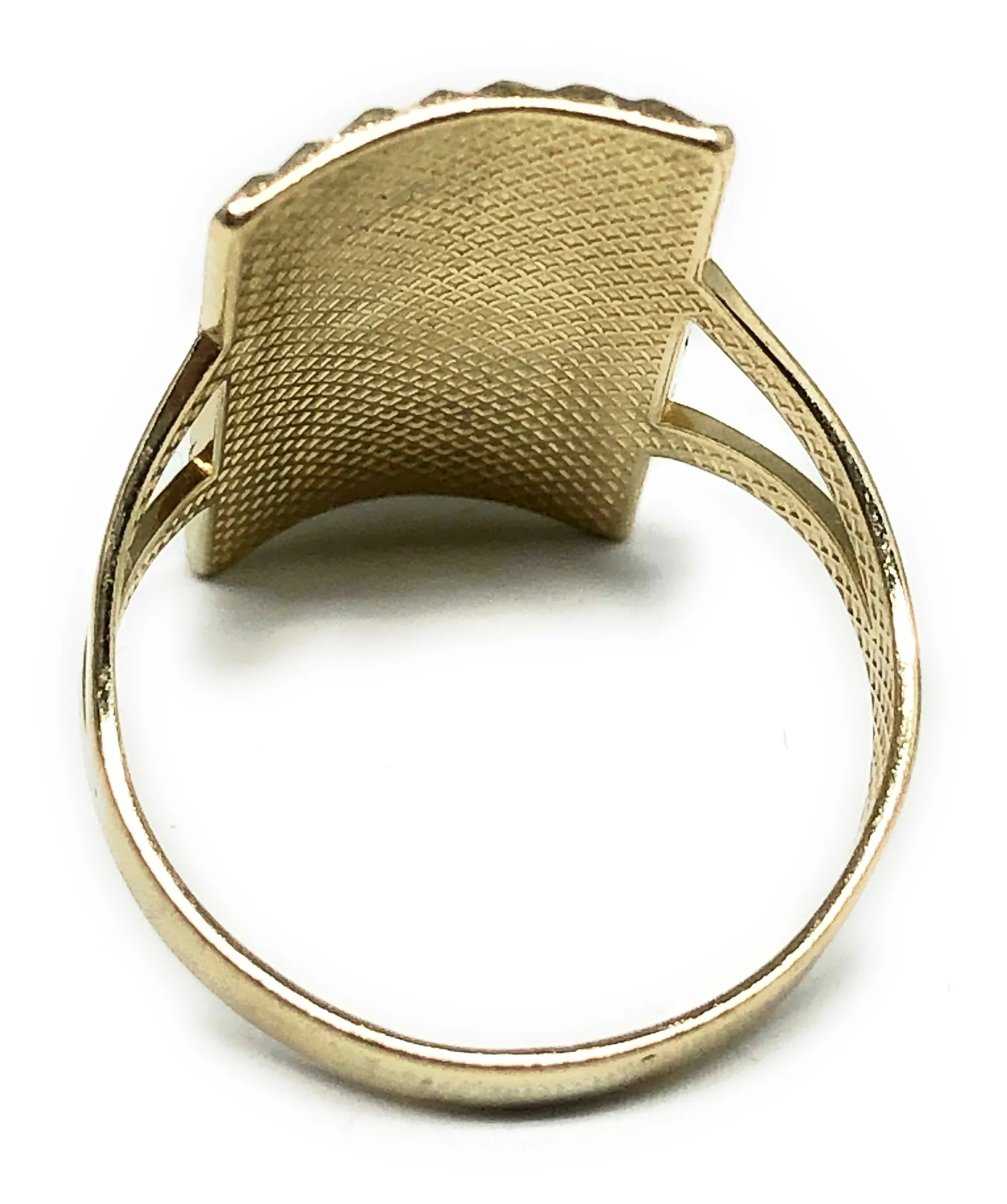 10k Solid Gold Square Saan Judas Ring (LG,MED,SM) - Image 6