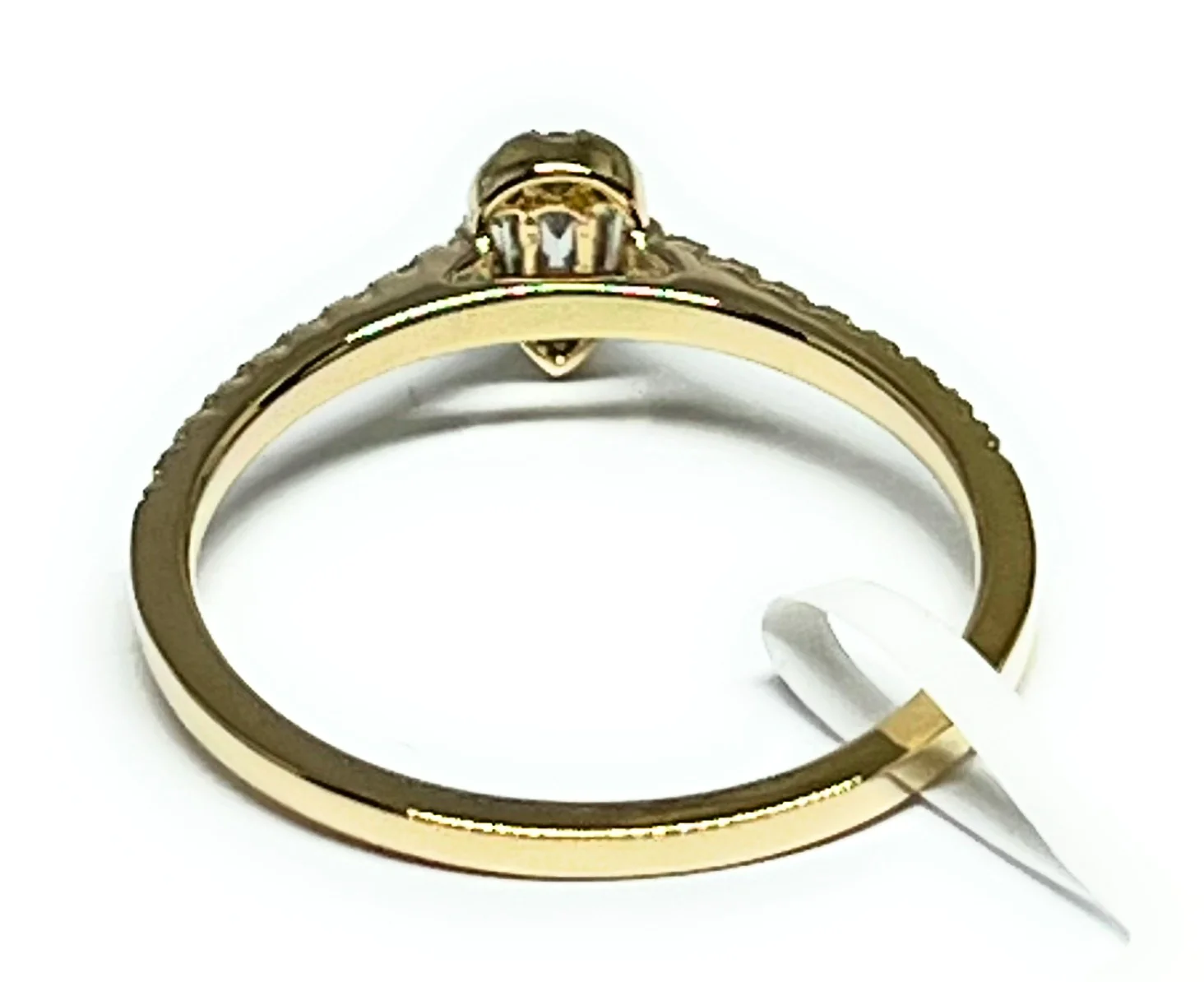 14k Solid Gold Taper Baguette Diamond Ring 0.27ct (FCD 01) - Image 3