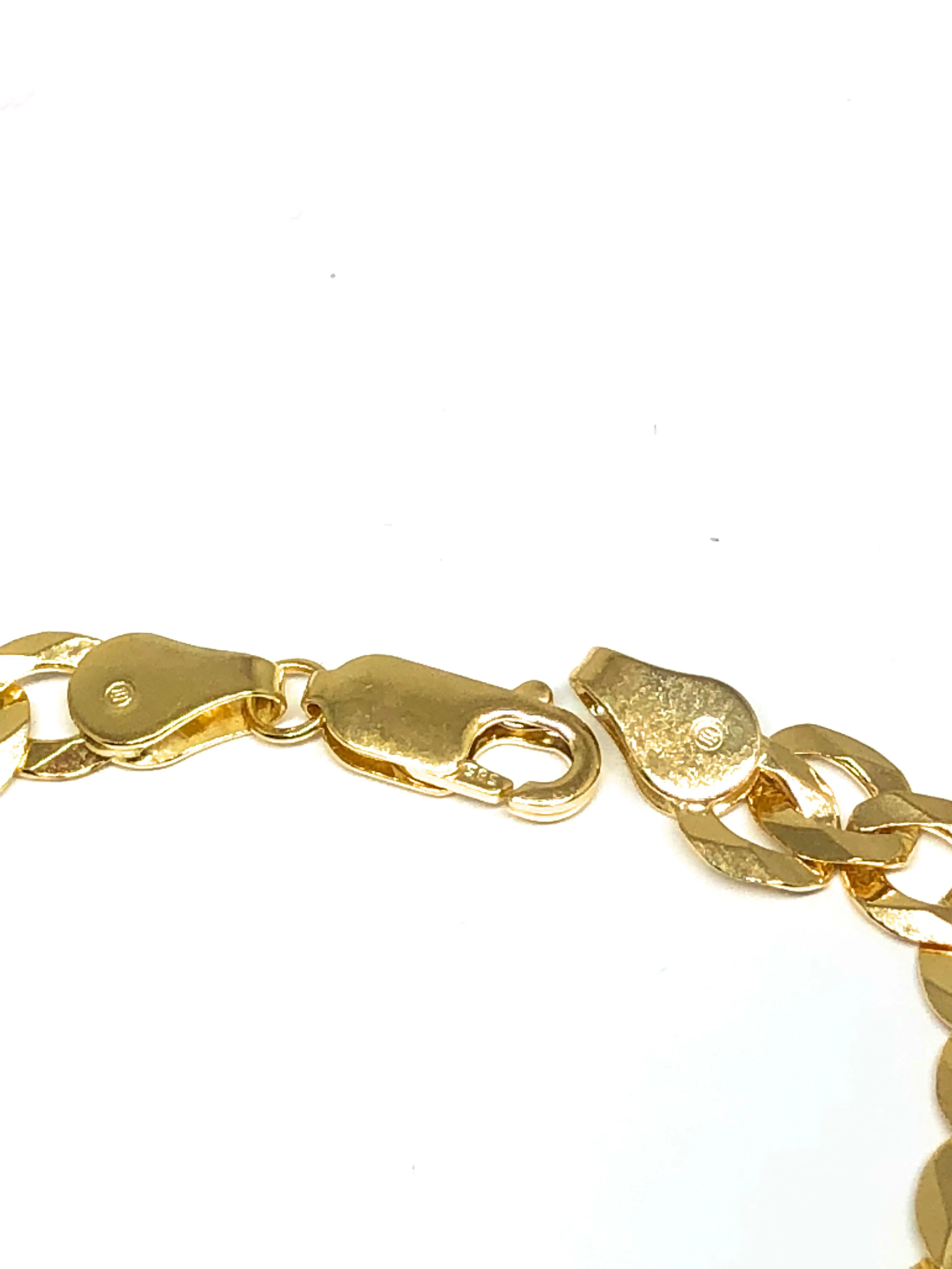 14k Solid Gold Yellow Cuban Link Brracelet 7-8.5 inch length 6.5mm Width (Free Engraving, Email us name!) - Image 3