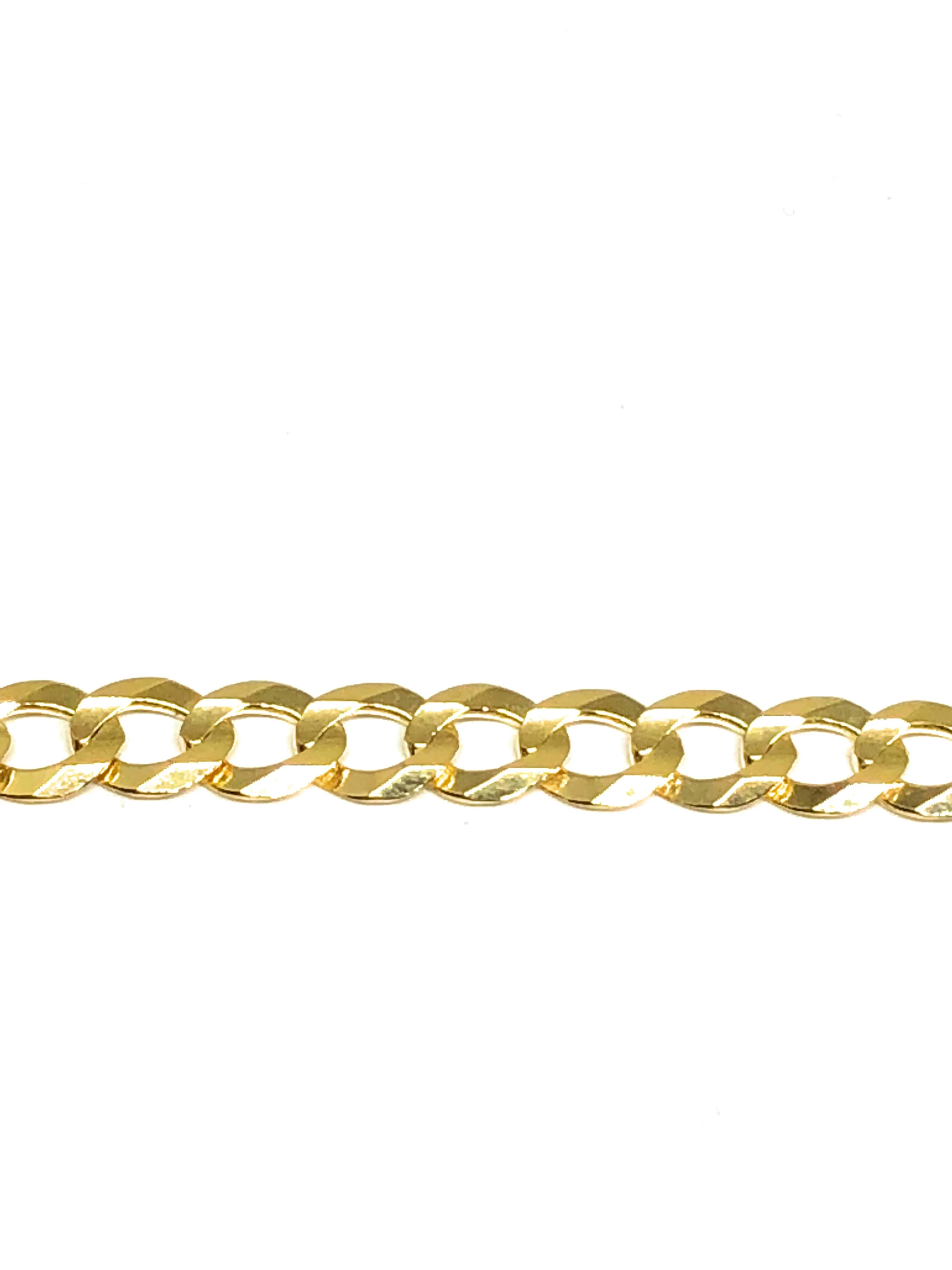 14k Solid Gold Yellow Cuban Link Brracelet 7-8.5 inch length 6.5mm Width (Free Engraving, Email us name!) - Image 5