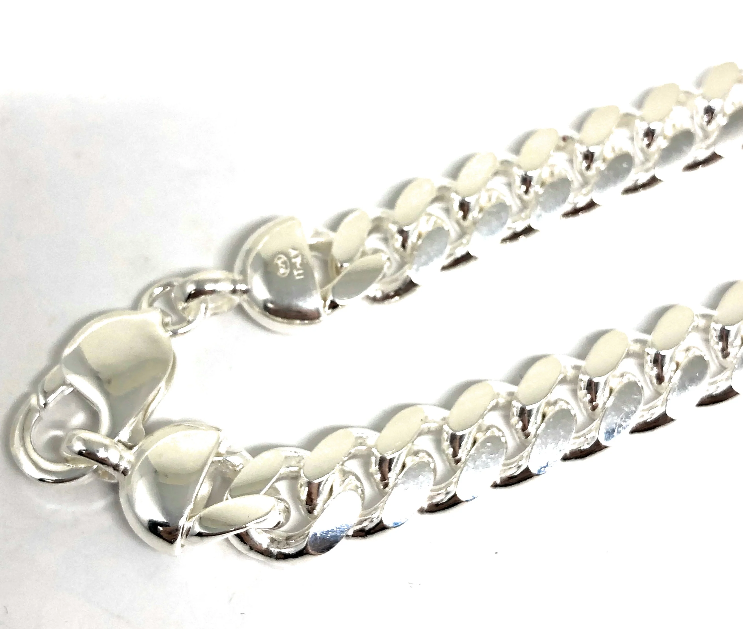 .925 Silver Classic Big Miami Cuban Link Chain 24,26 inch 10mm - Image 3