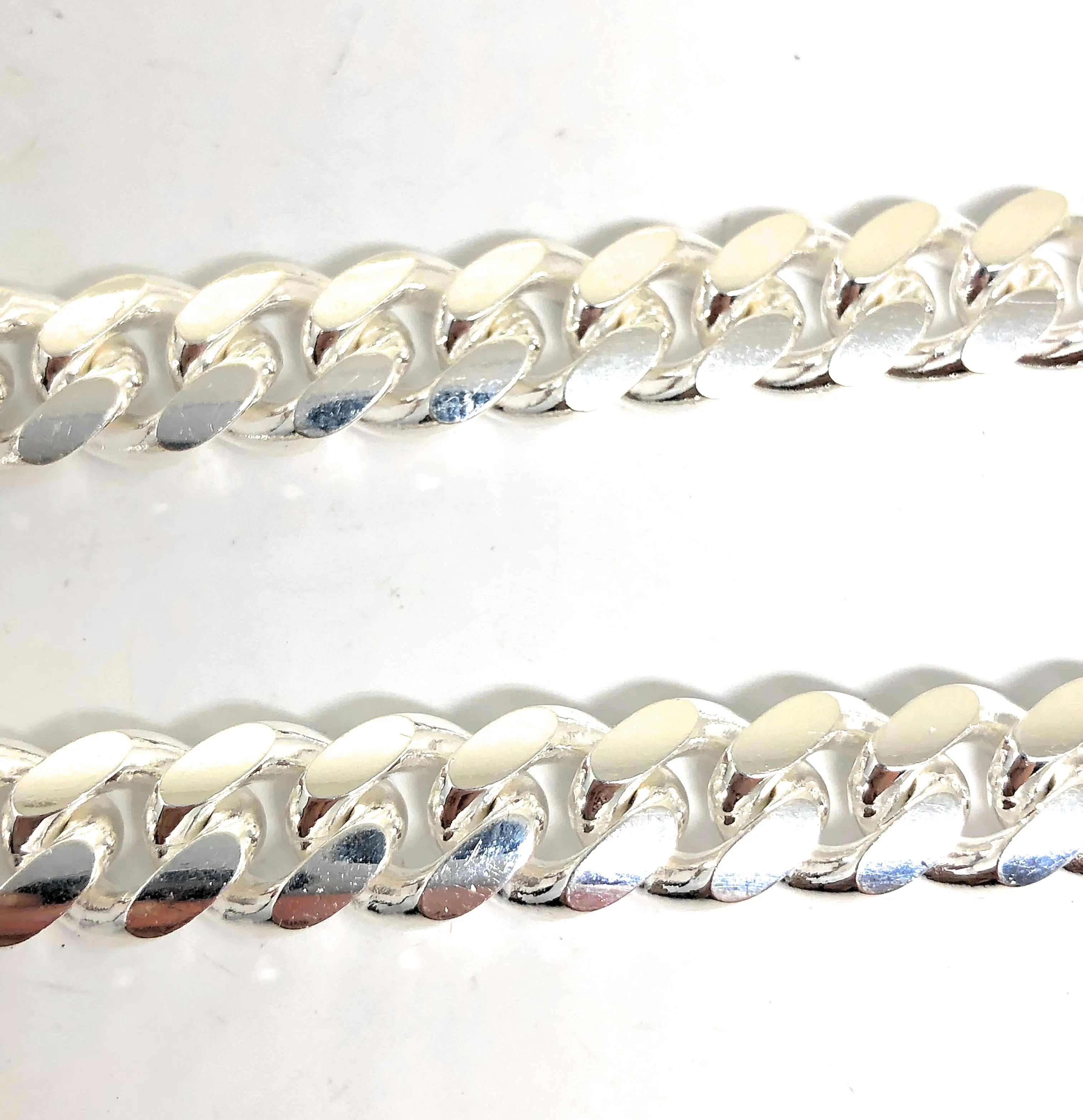.925 Silver Classic Big Miami Cuban Link Chain 24,26 inch 10mm - Image 4