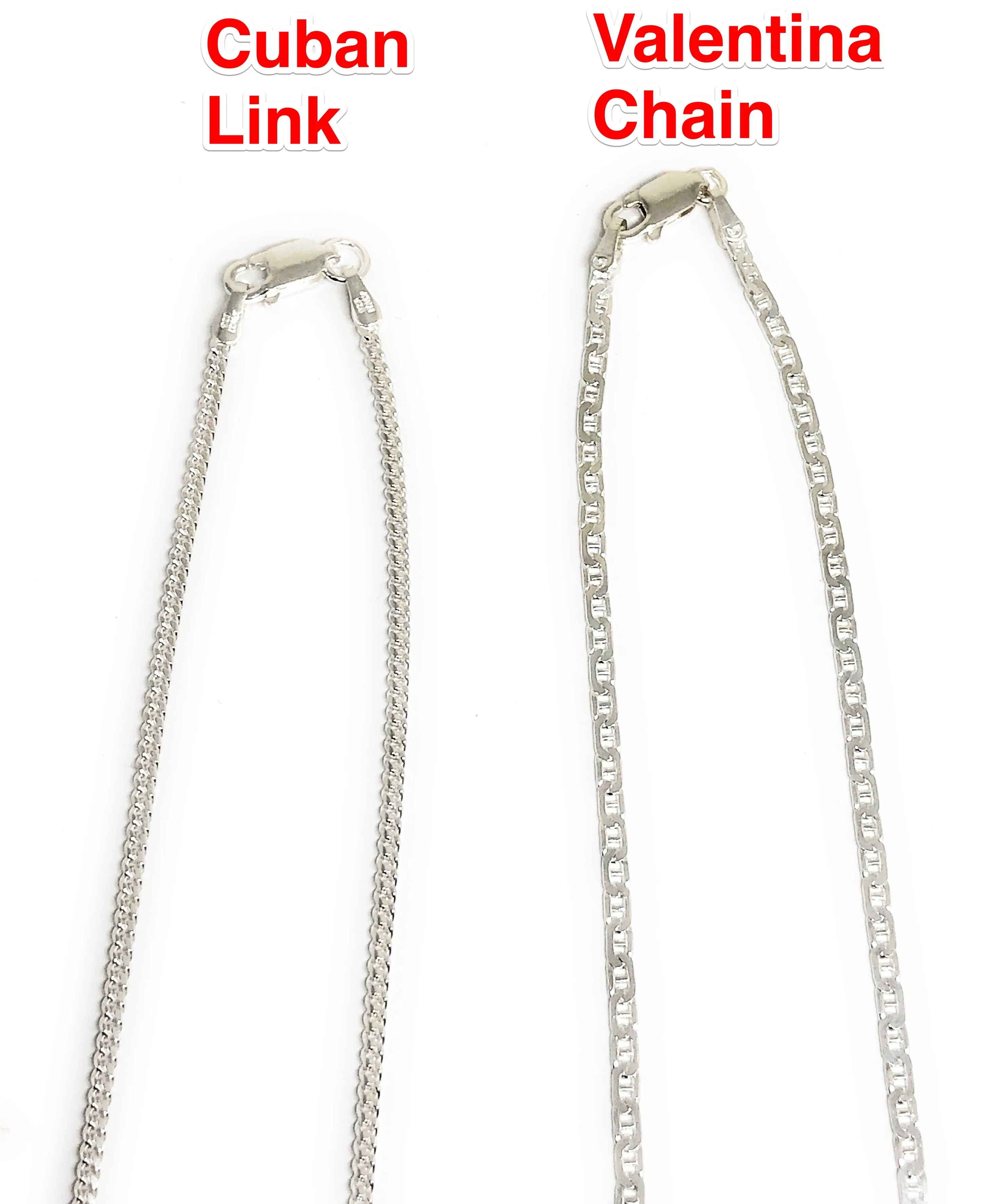 .925 Silver Custom Nameplate Pendant Necklace with Chain Options - Image 5