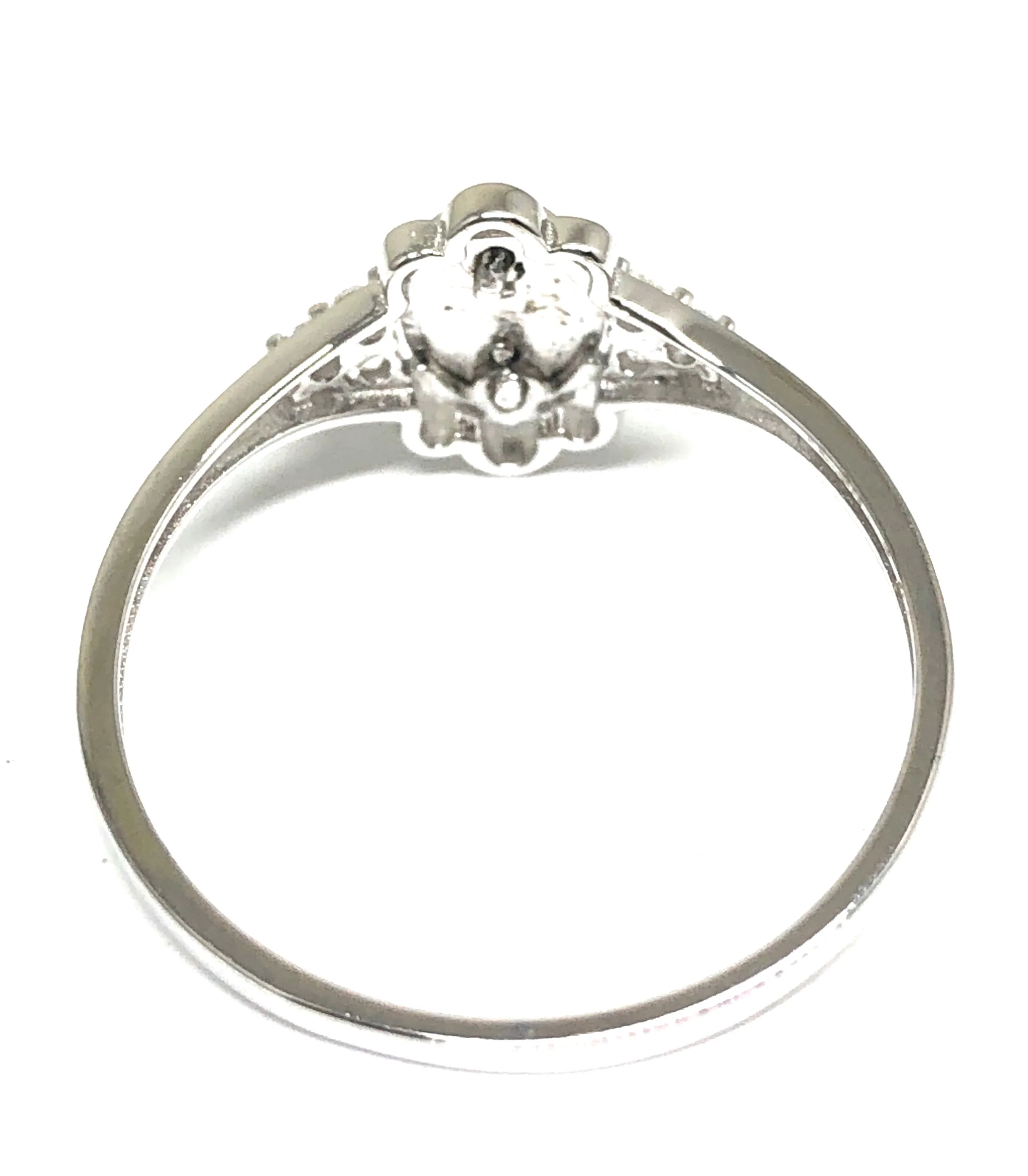 .925 Silver Dainty Viirgin Mary Virrgen Guadalupe Cubic Zirconia Ring - Image 3