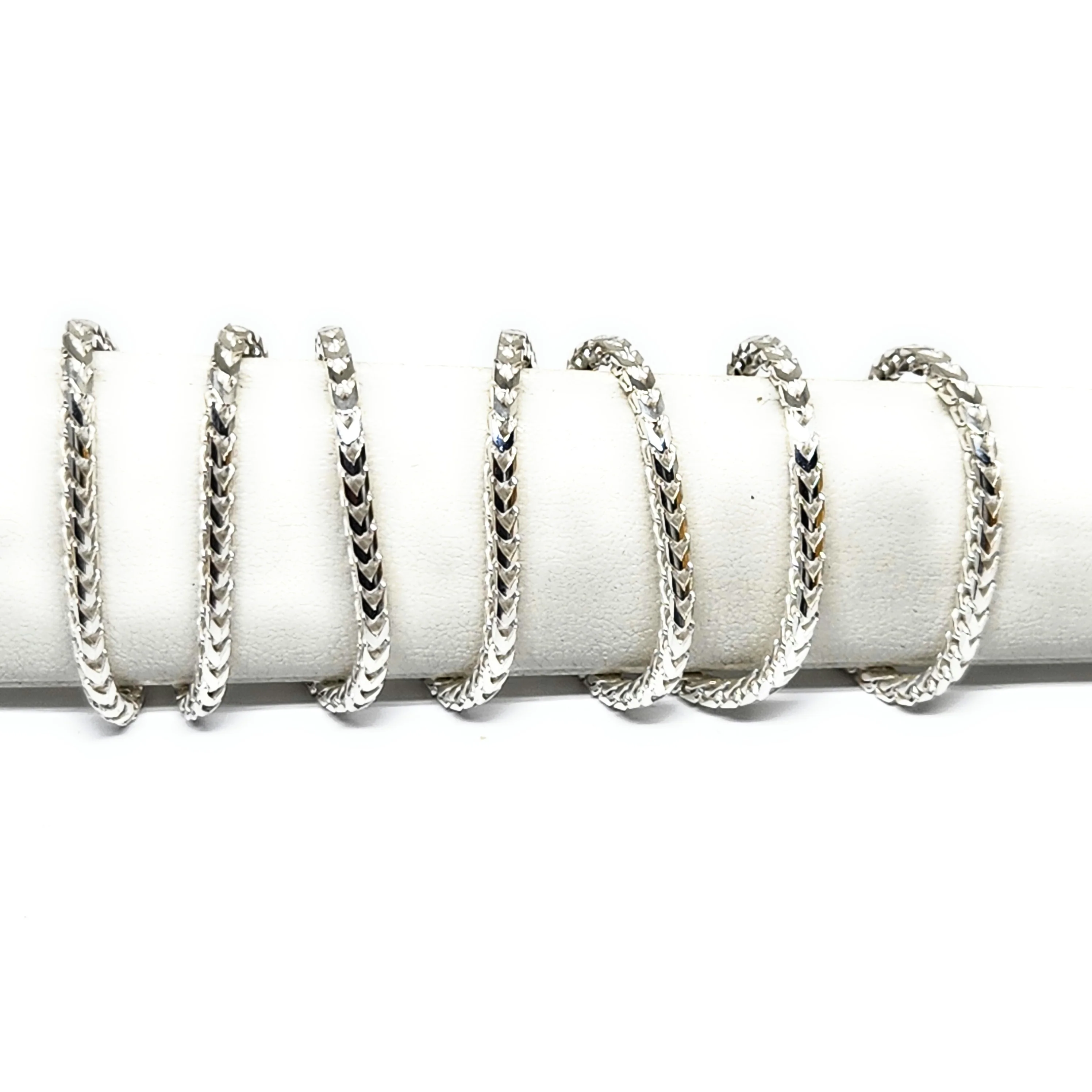 .925 Silver Franco Chain 18-26 inch 2.5mm Width - Image 4