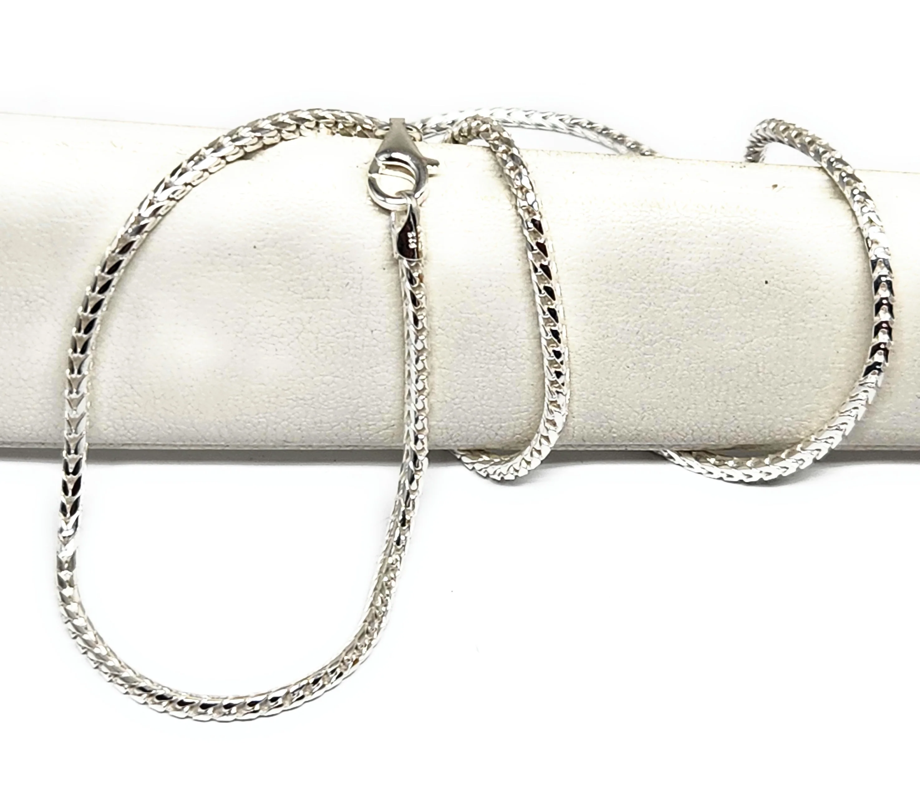 .925 Silver Franco Chain 18-26 inch 2mm Width - Image 3
