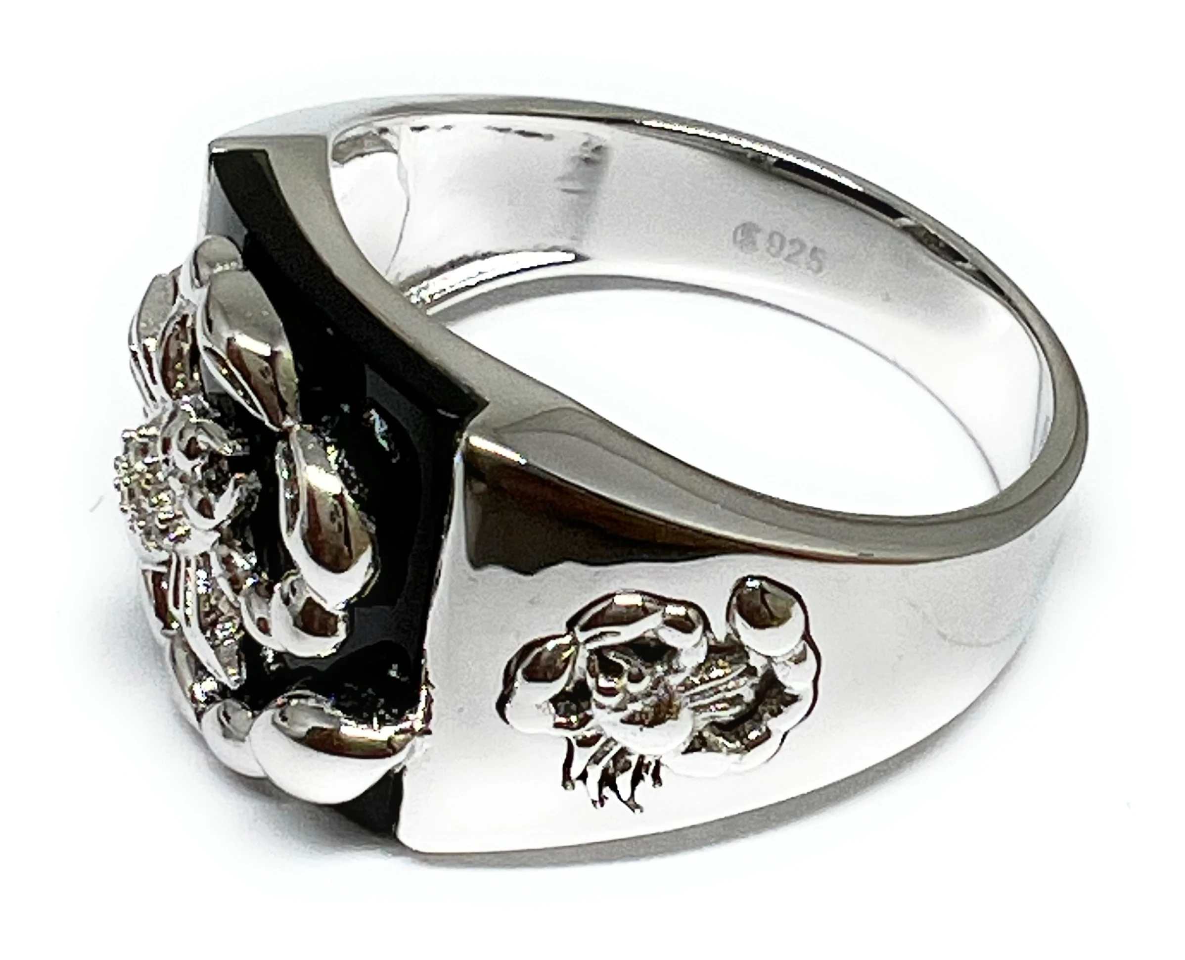 .925 Silver Men's Scorpion Ring - Image 2