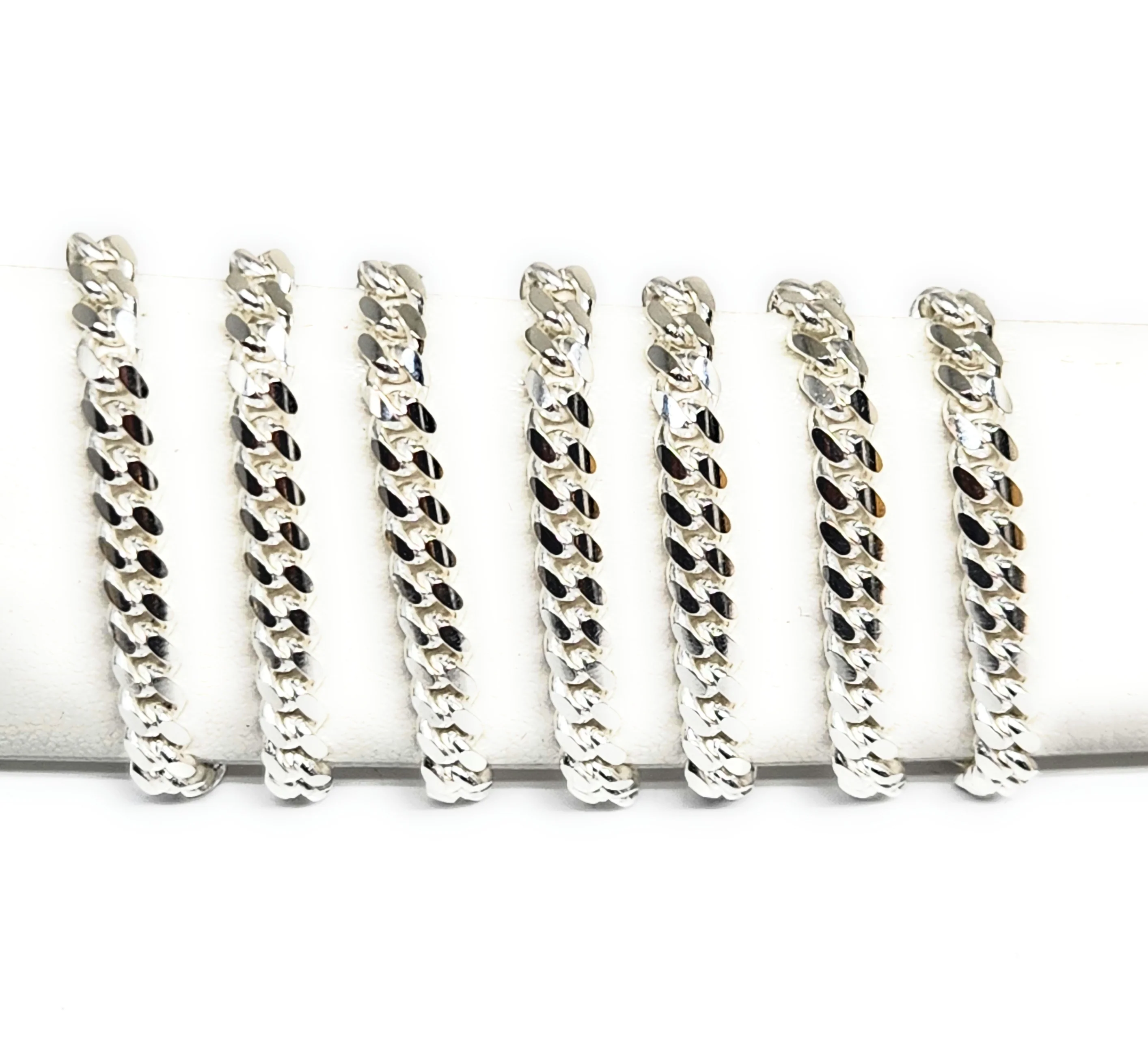 .925 Silver Miami Cuban Link Chain 18-24 inch 4.2mm Width - Image 3