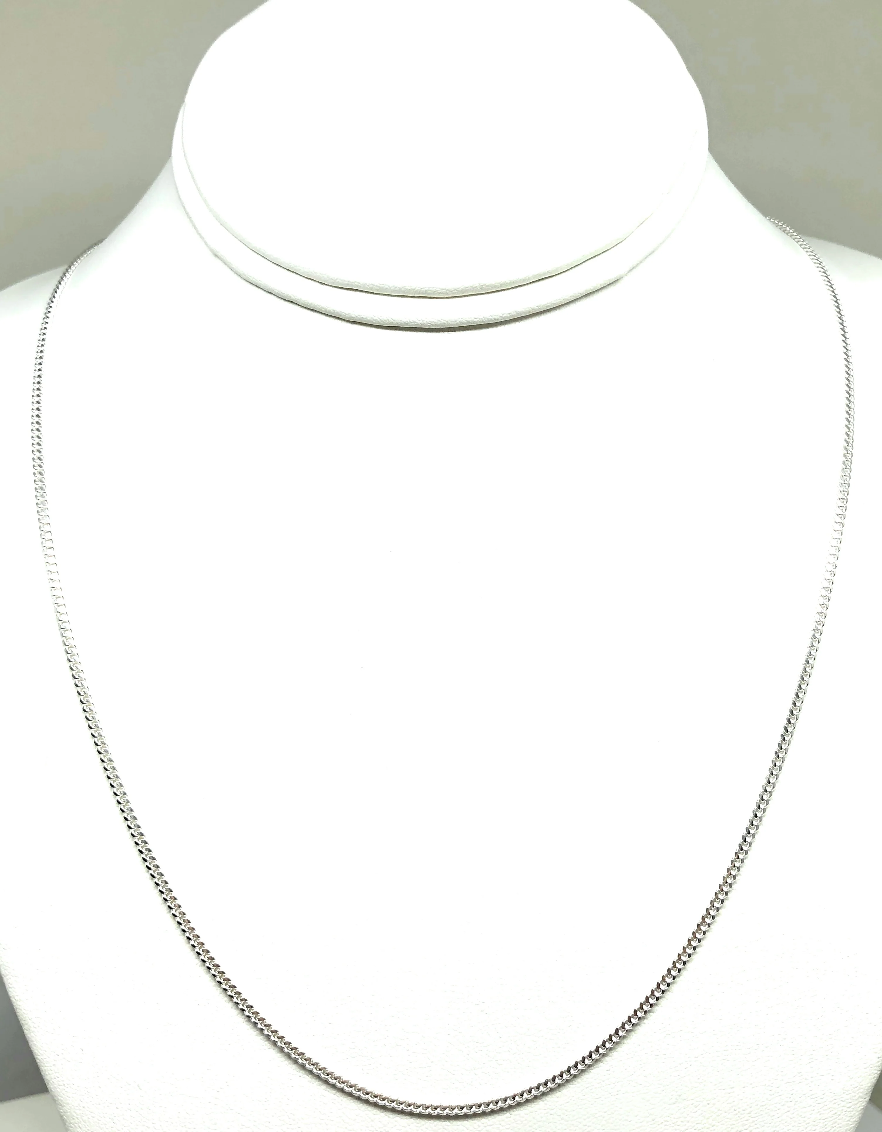 .925 Silver Thin Miami Cuban Link Chain 20,24 inch 2mm - Image 4