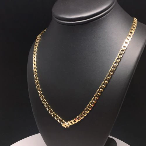 Gold Plated 26" 5mm Cuban Link Chain / Cadena Cuban Link 26" Oro Laminado 5mm - Image 8