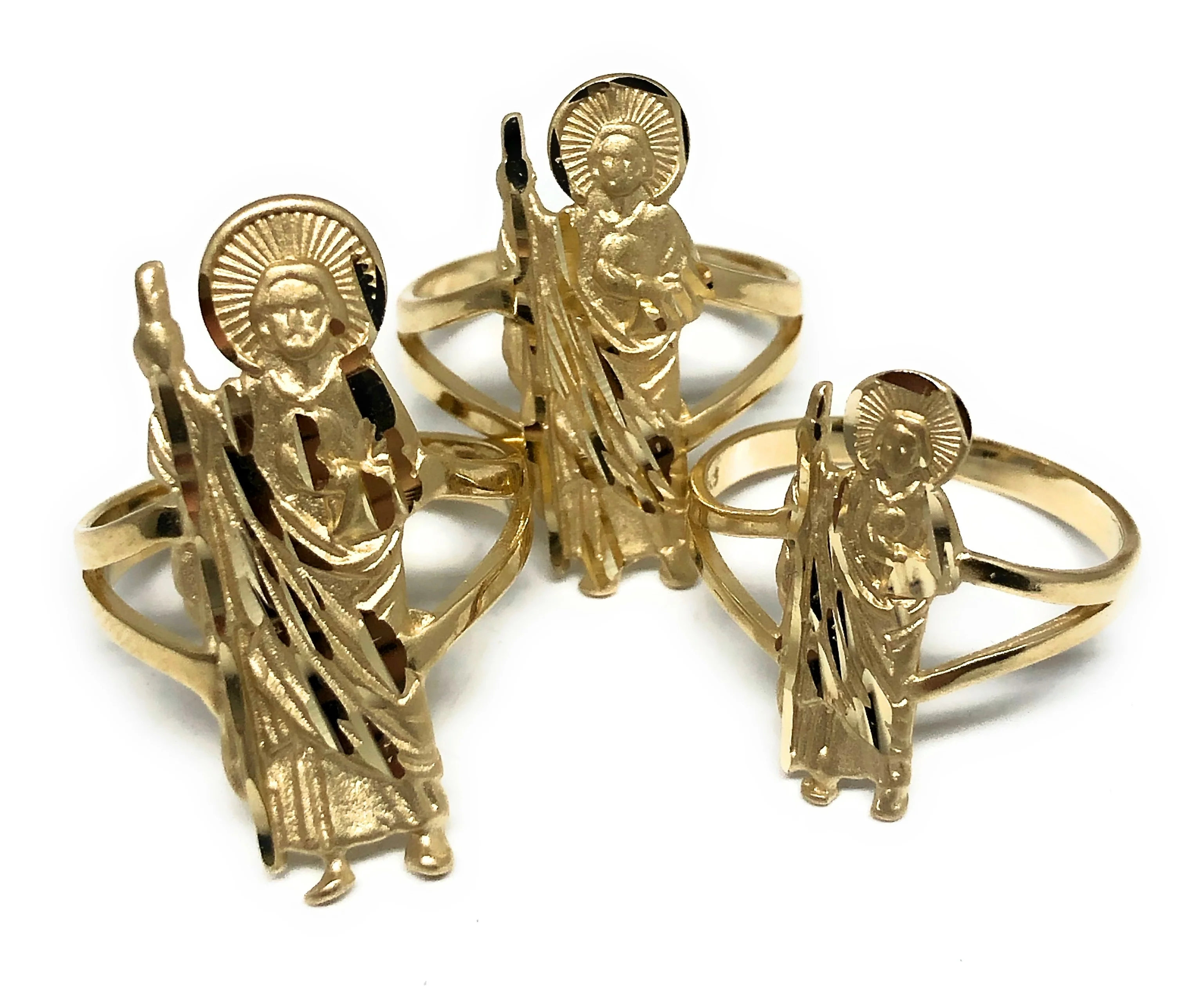 14k Solid Gold Saan Judas Ring (LG,MED,SM)