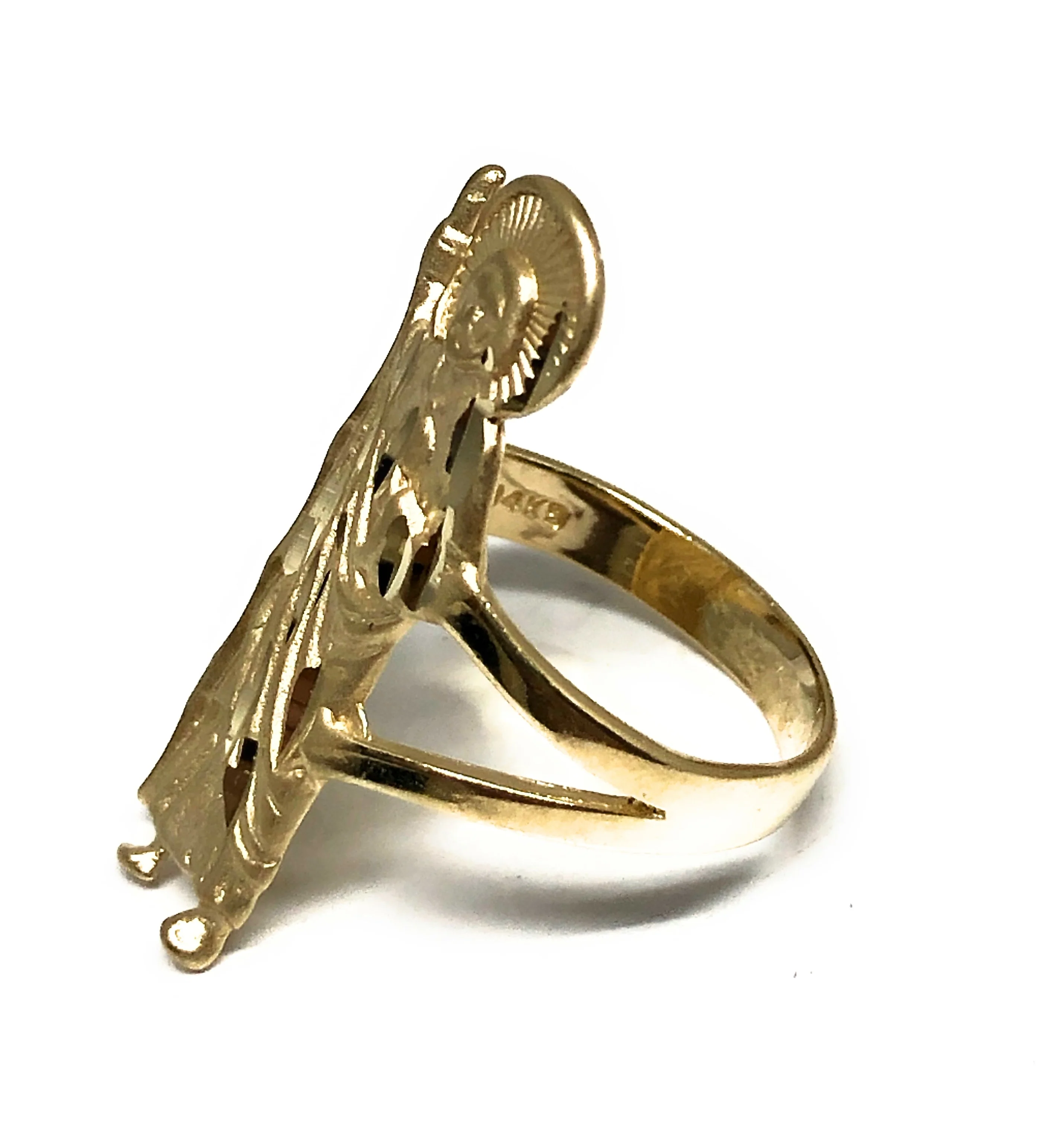 14k Solid Gold Saan Judas Ring (LG,MED,SM) - Image 3