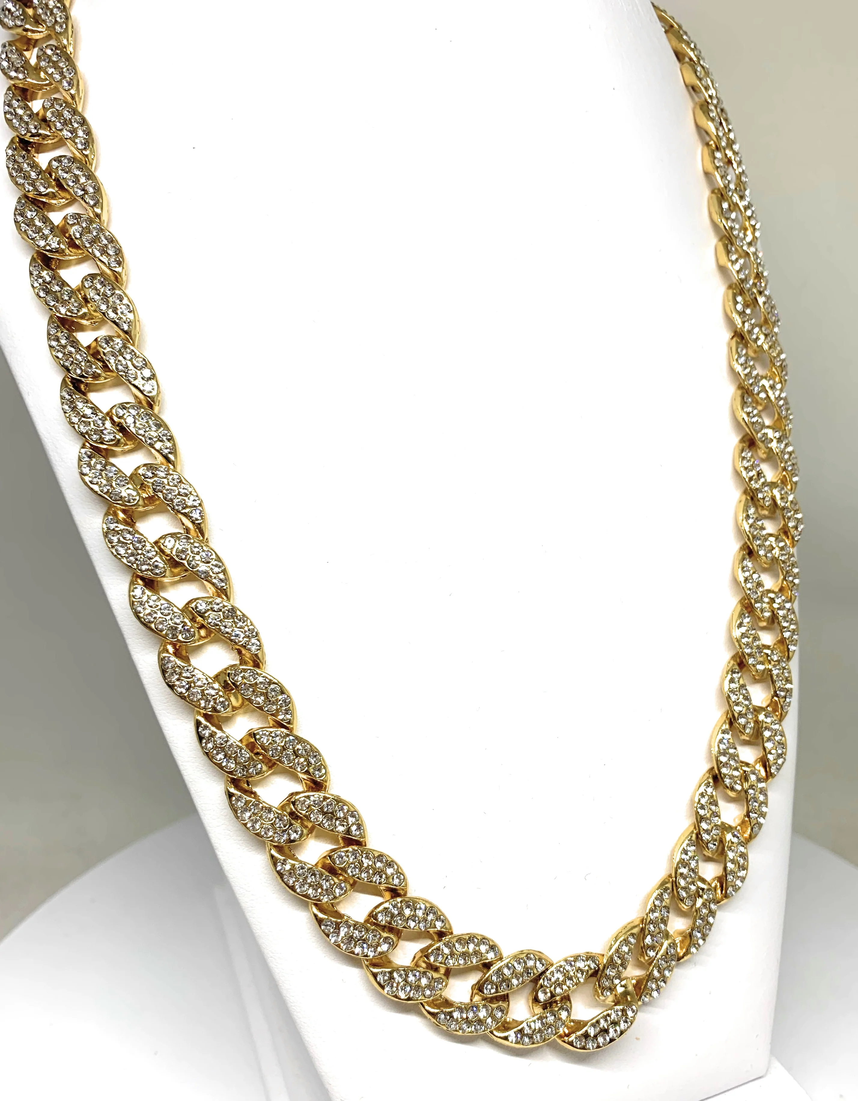 Gold Plated ICED OUT MIAMI CUBAN LINK CZ CHAIN 18-28" 15mm - Image 5