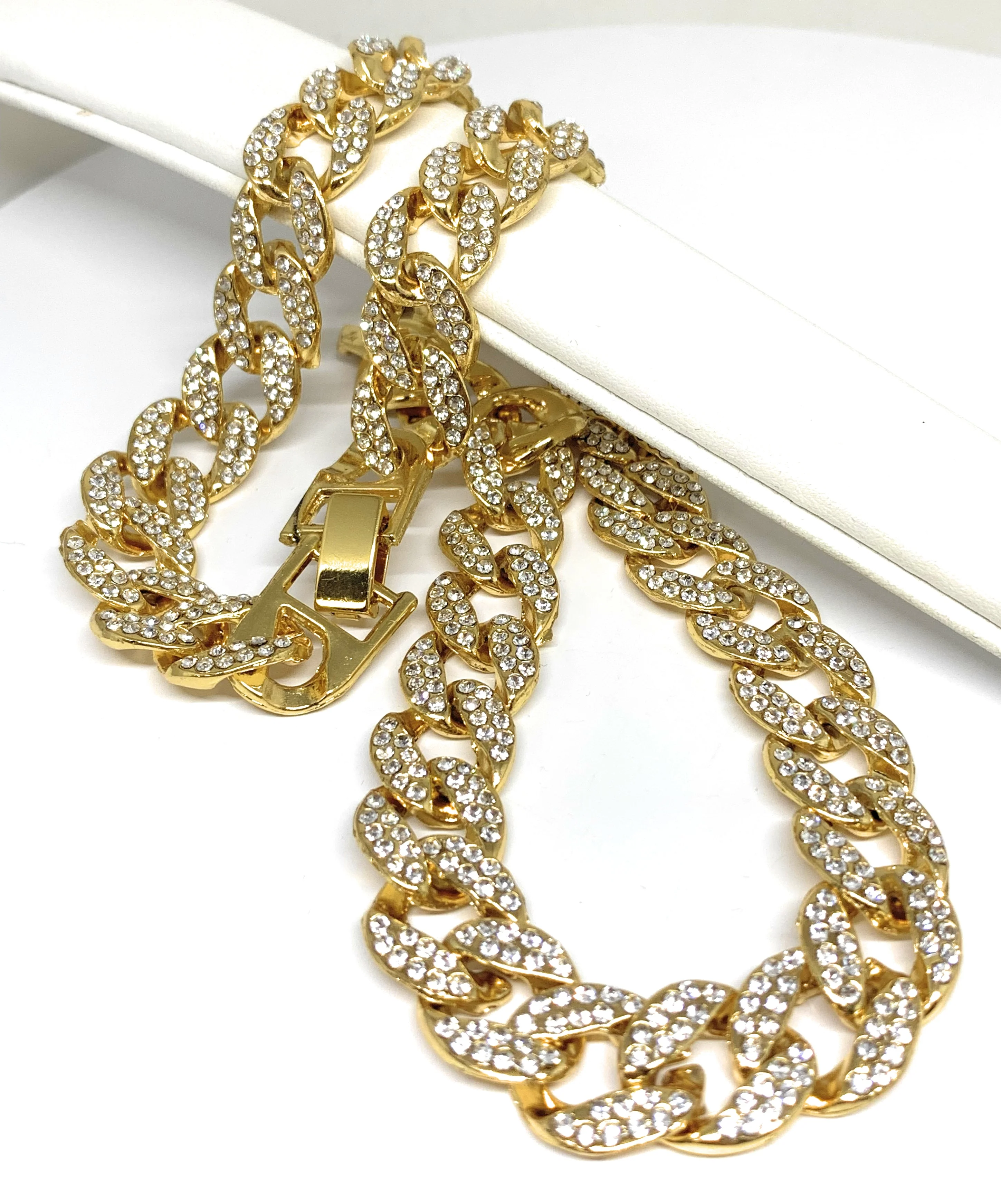 Gold Plated ICED OUT MIAMI CUBAN LINK CZ CHAIN 18-28" 15mm - Image 7
