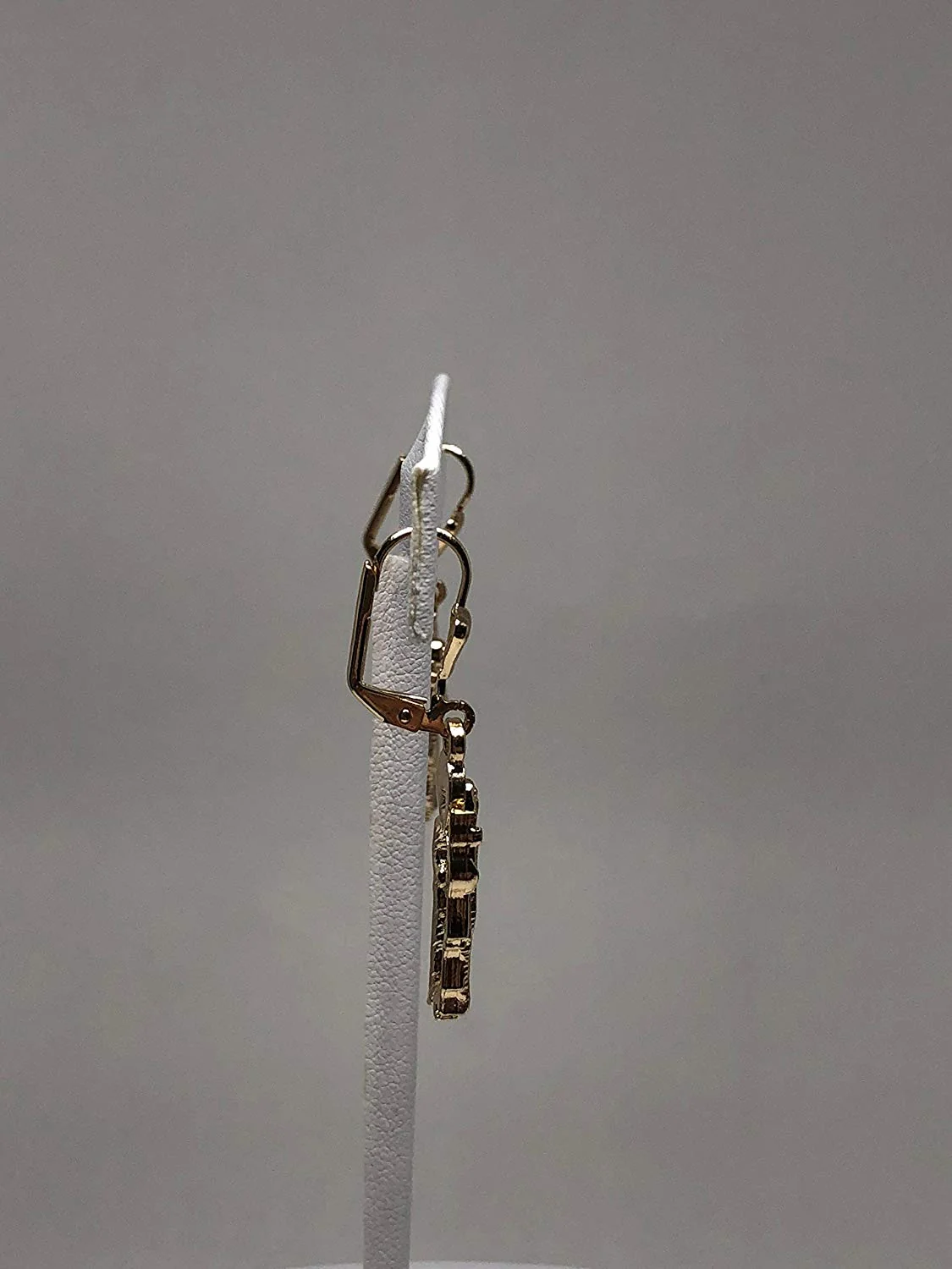 Gold Plated Saint Jude Earrings Aretes De San Judas Tadeo Oro Laminado - Image 6