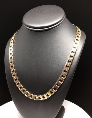 Men's Large Hip Hop 30 Inch Cuban Link Chain Gold Laminated 9mm Width - Image 11
