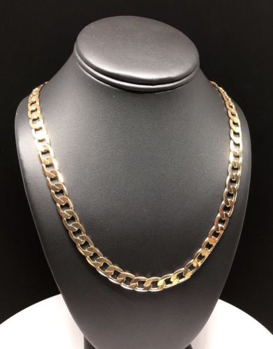 Men's Large Hip Hop 30 Inch Cuban Link Chain Gold Laminated 9mm Width - Image 3