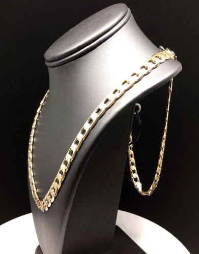 Men's Large Hip Hop 30 Inch Cuban Link Chain Gold Laminated 9mm Width - Image 8