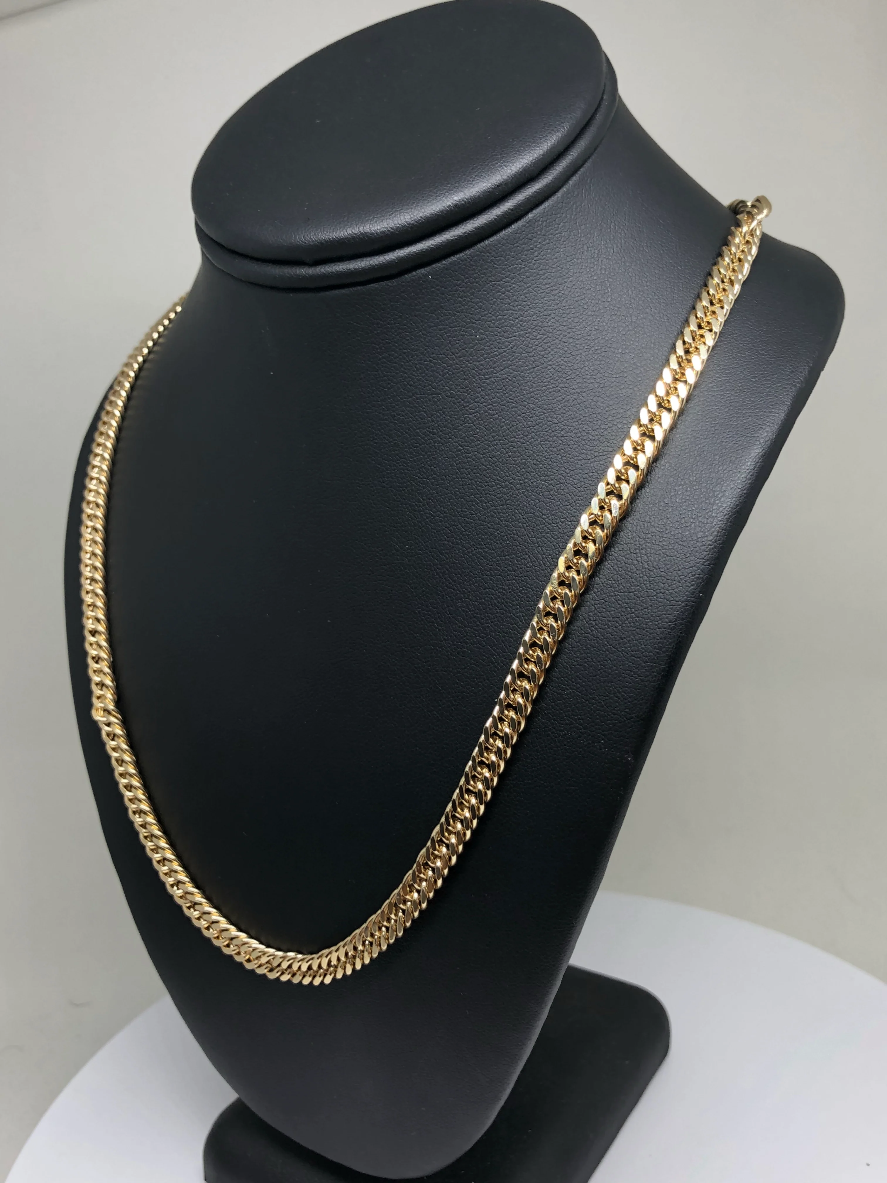 Men's Large Hip Hop 30 Inch Cuban Link Chain Gold Plated 6mm Width - Image 4
